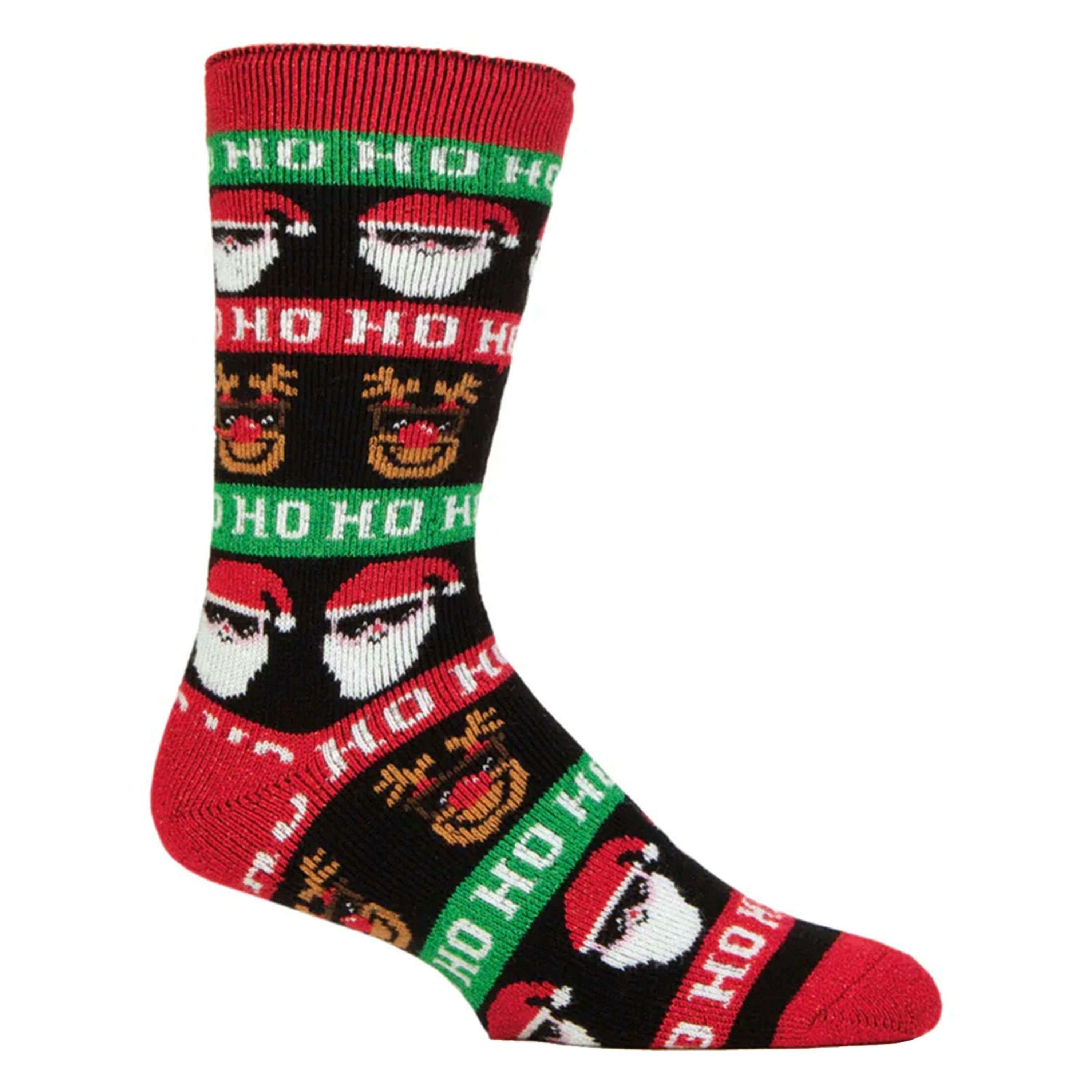 Mens Fluffy Christmas Socks by Heat Holders Lite , view 1 of 4