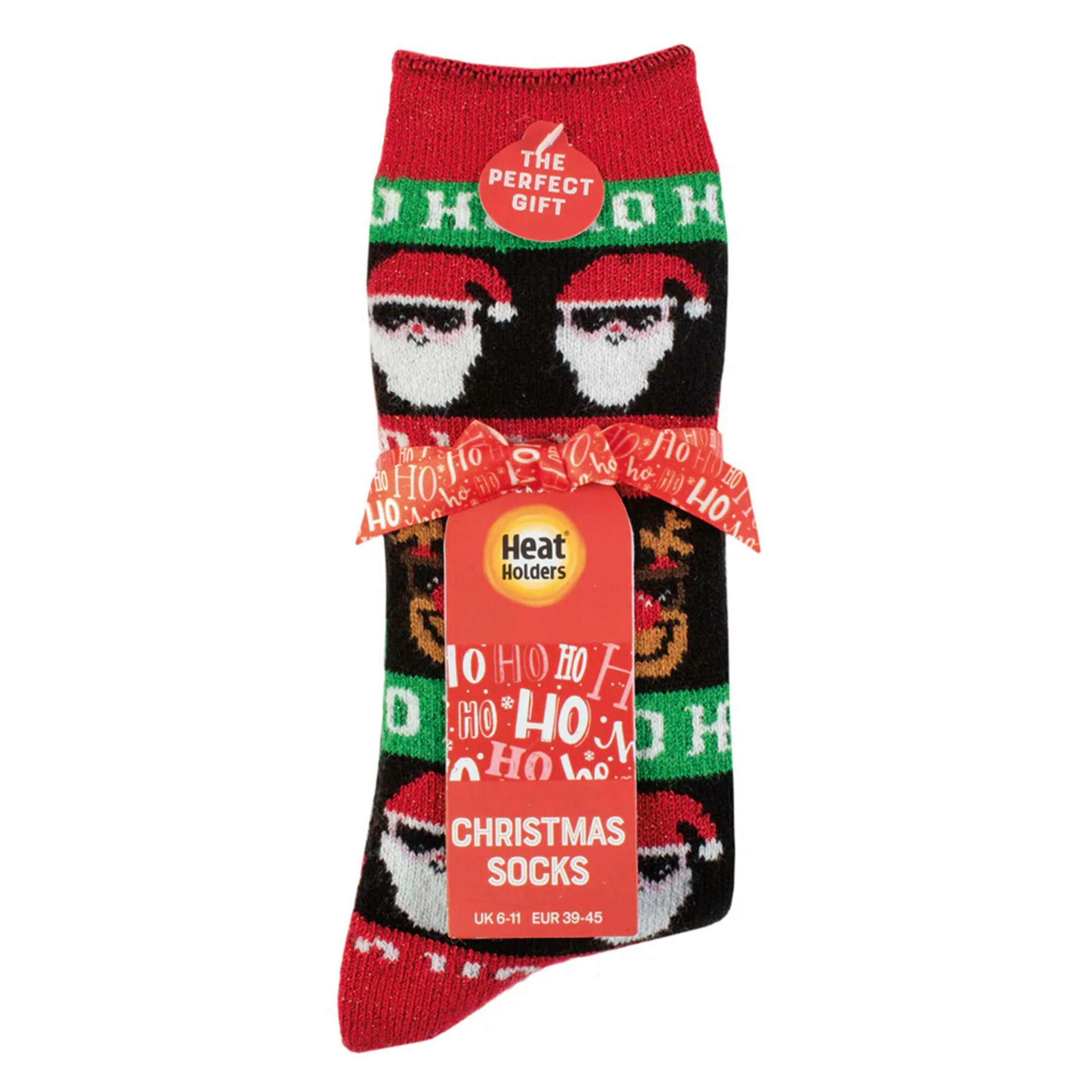 Mens Fluffy Christmas Socks by Heat Holders Lite , view 2 of 4