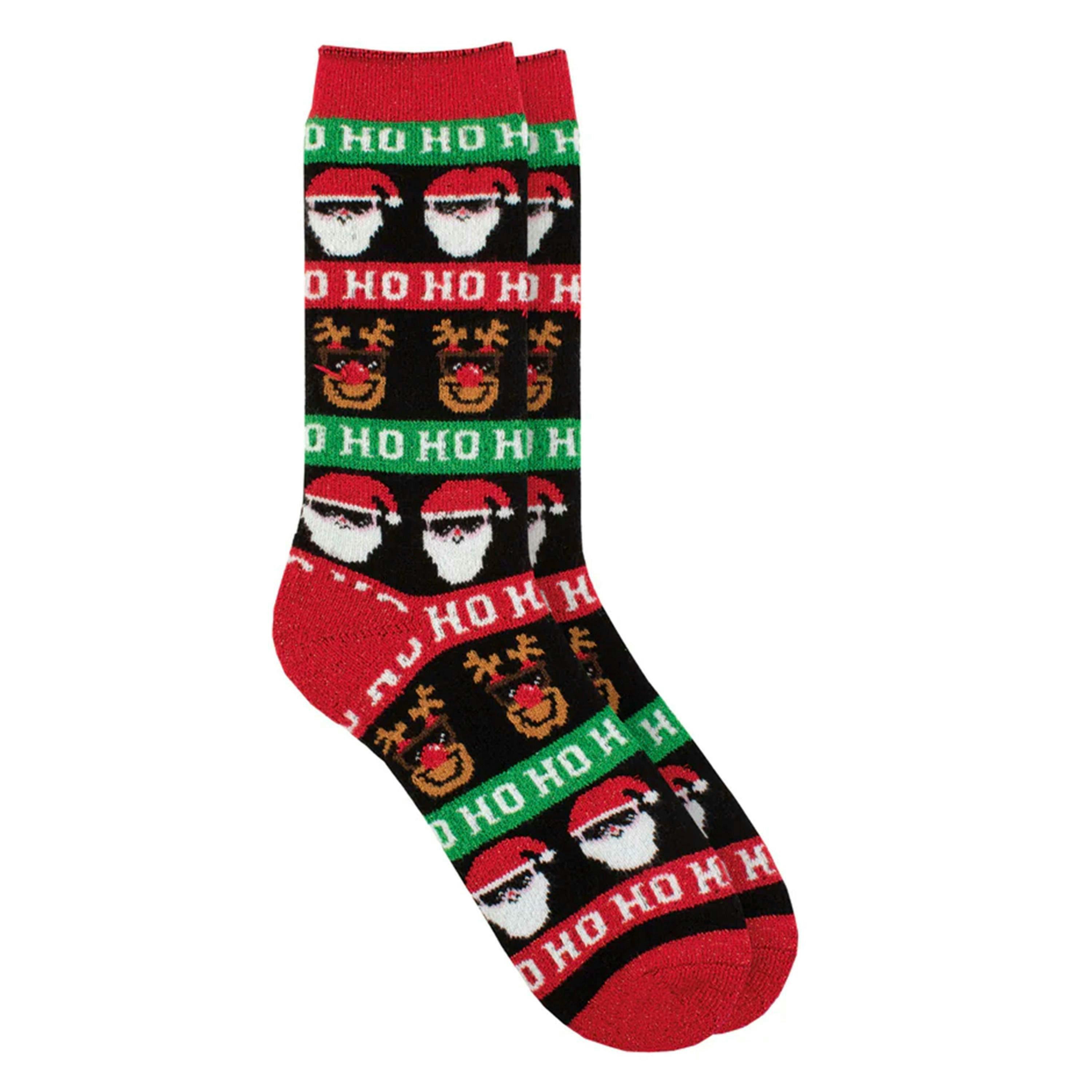 Mens Fluffy Christmas Socks by Heat Holders Lite , view 3 of 4