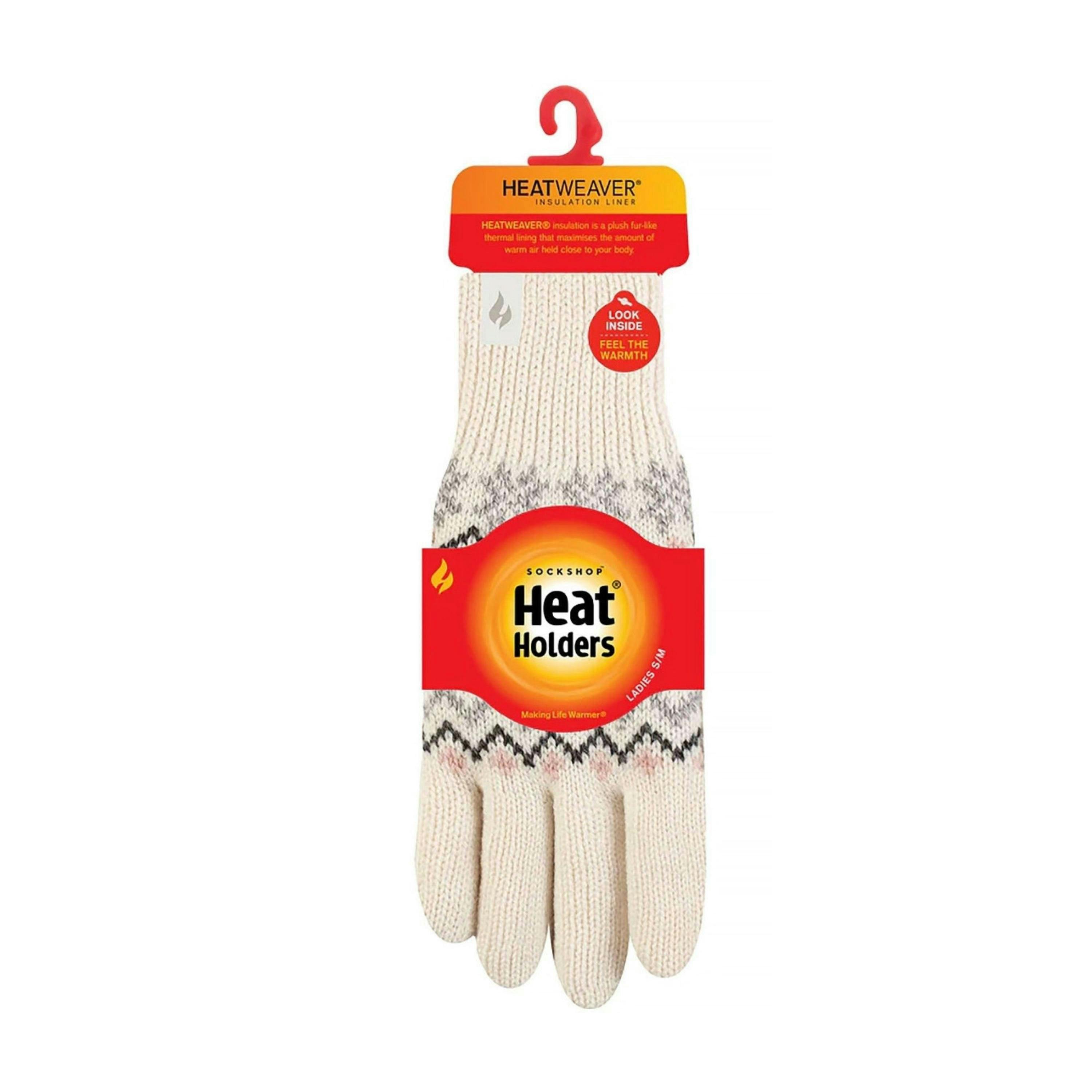 Ladies Knitted Thermal Insulated Gloves for Winter , view 2 of 3