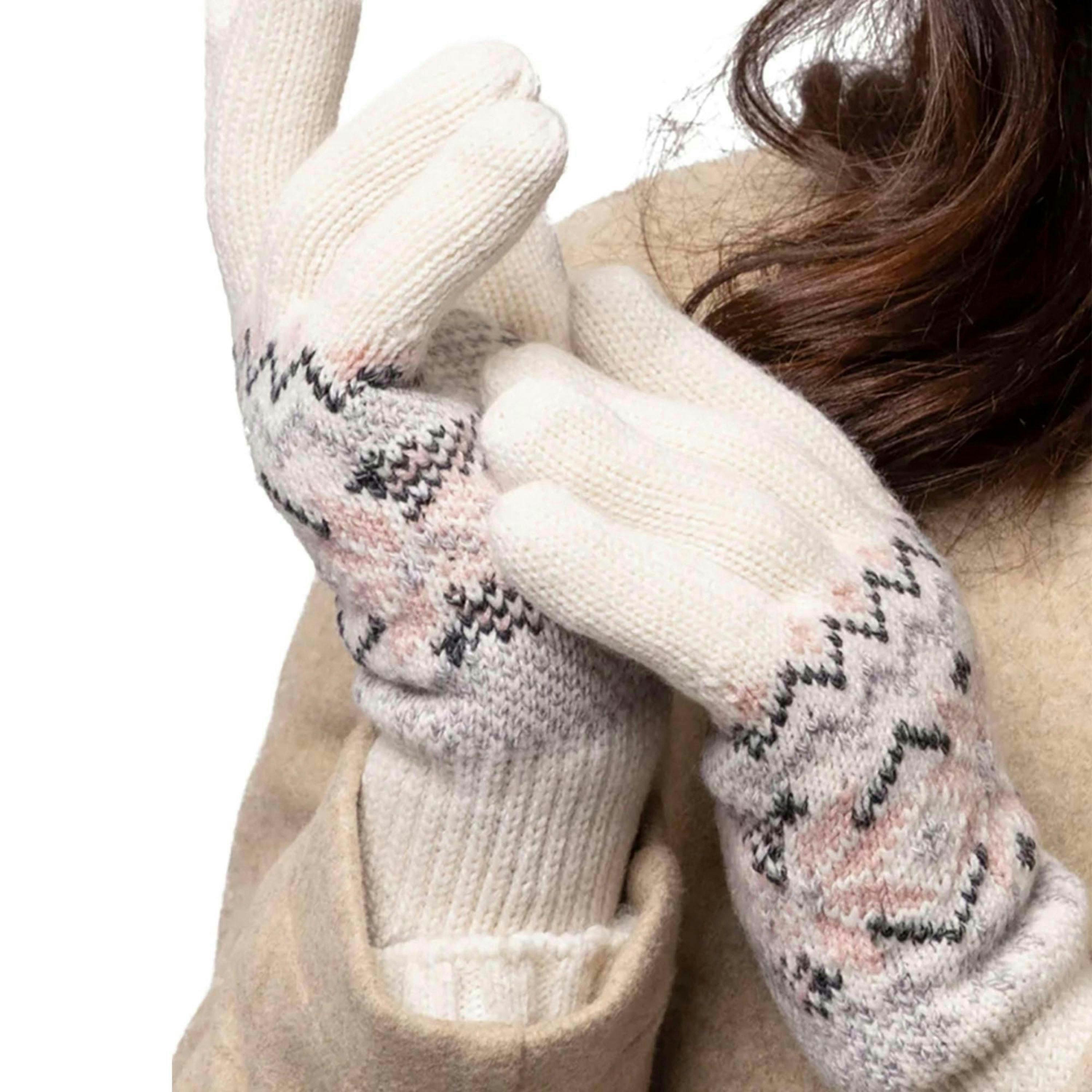 Ladies Knitted Thermal Insulated Gloves for Winter , view 3 of 3