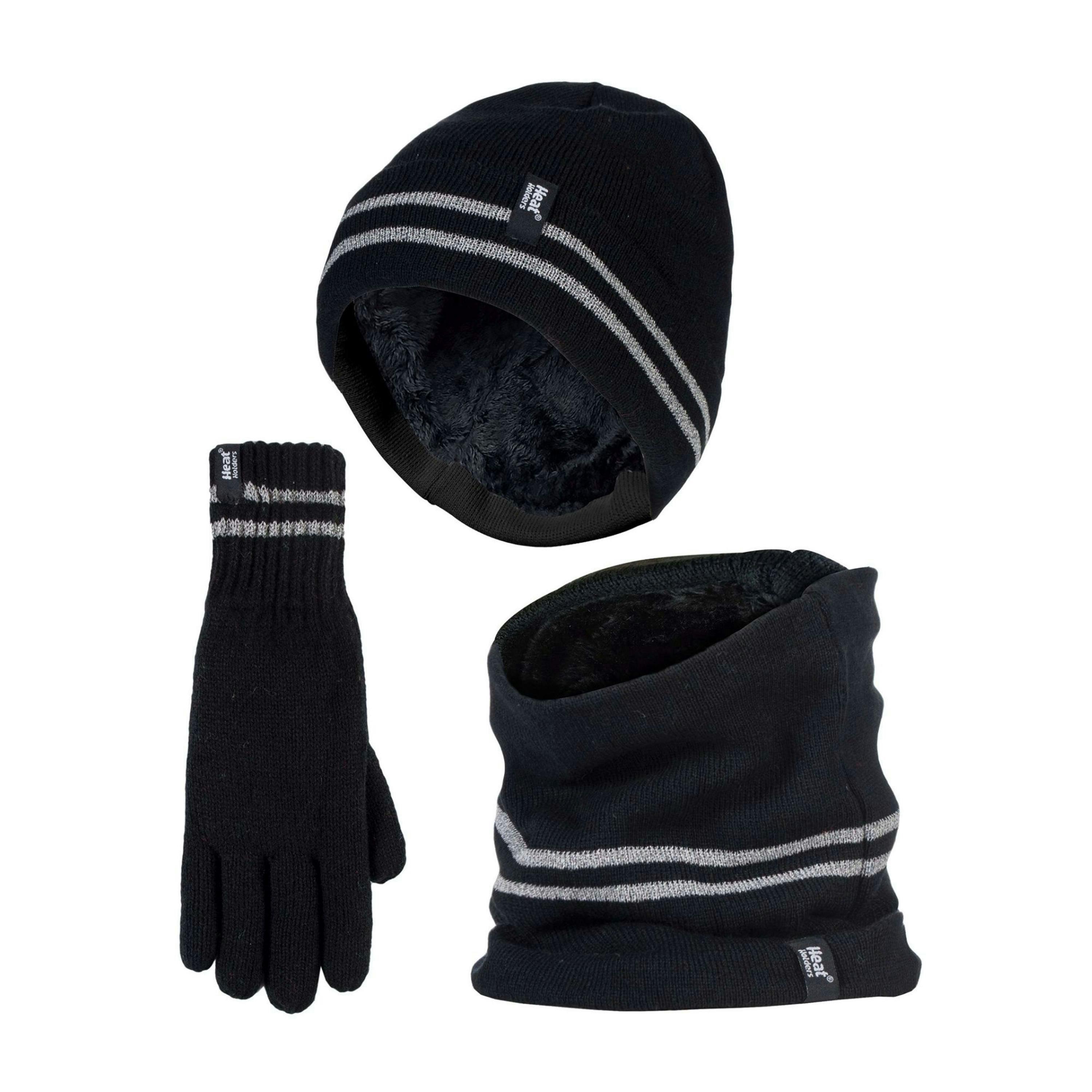 Mens Reflective Cold Weather Workwear Set: Hat, Neck Warmer & Gloves , view 1 of 5