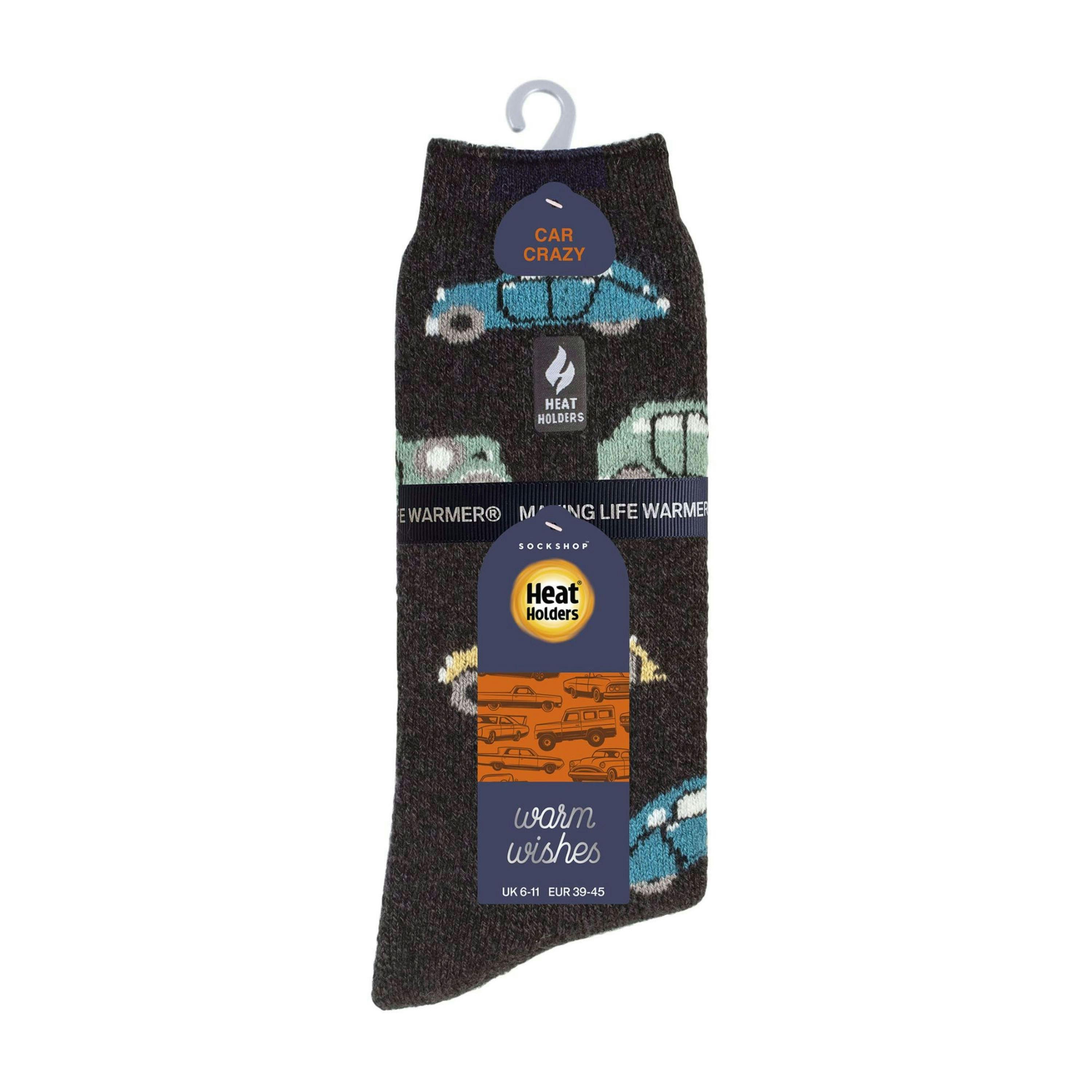 Men's Cosy Fleece-Lined Hobby Socks | Novelty Fluffy Thermal Socks , view 2 of 5