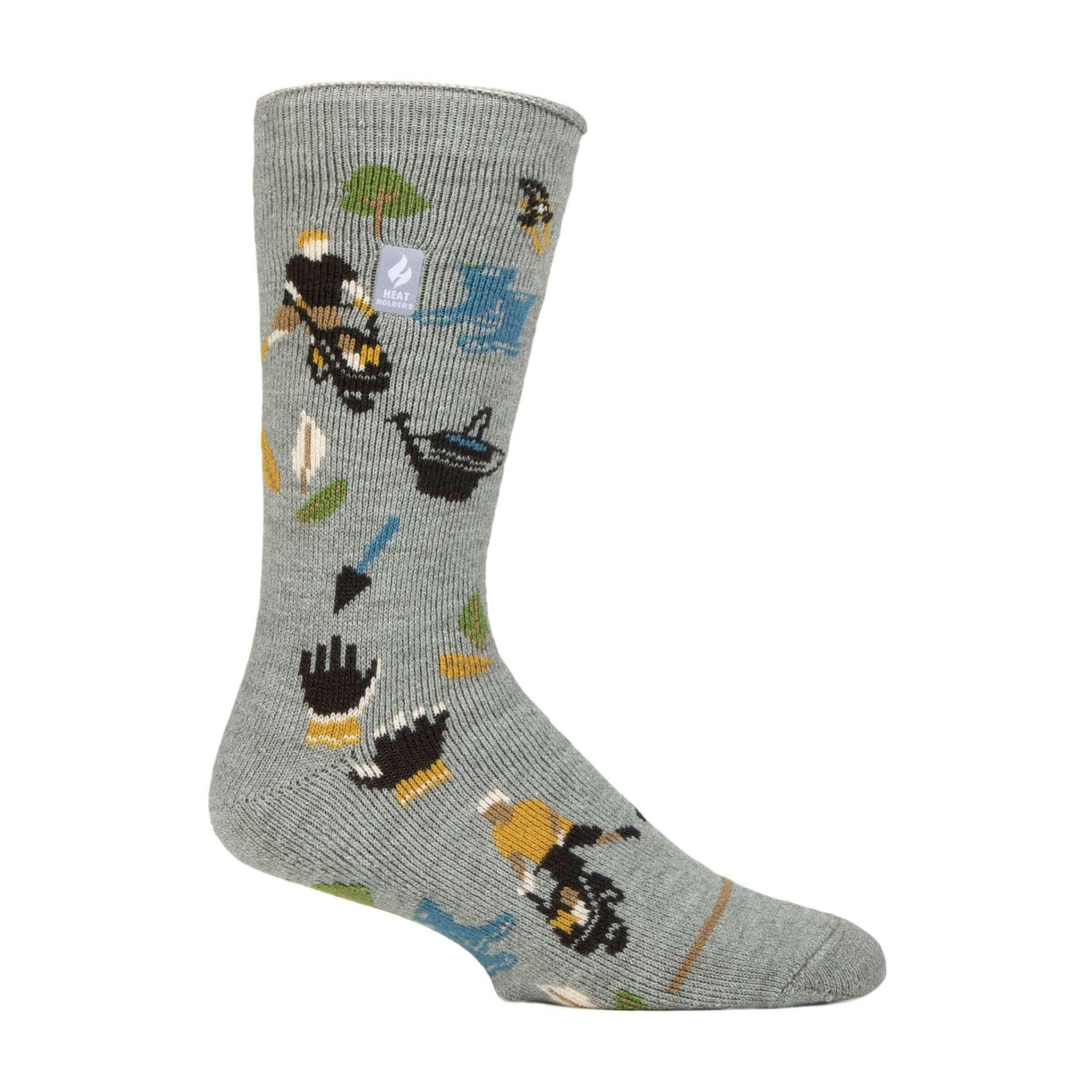 Men's Cosy Fleece-Lined Hobby Socks | Novelty Fluffy Thermal Socks , view 1 of 5