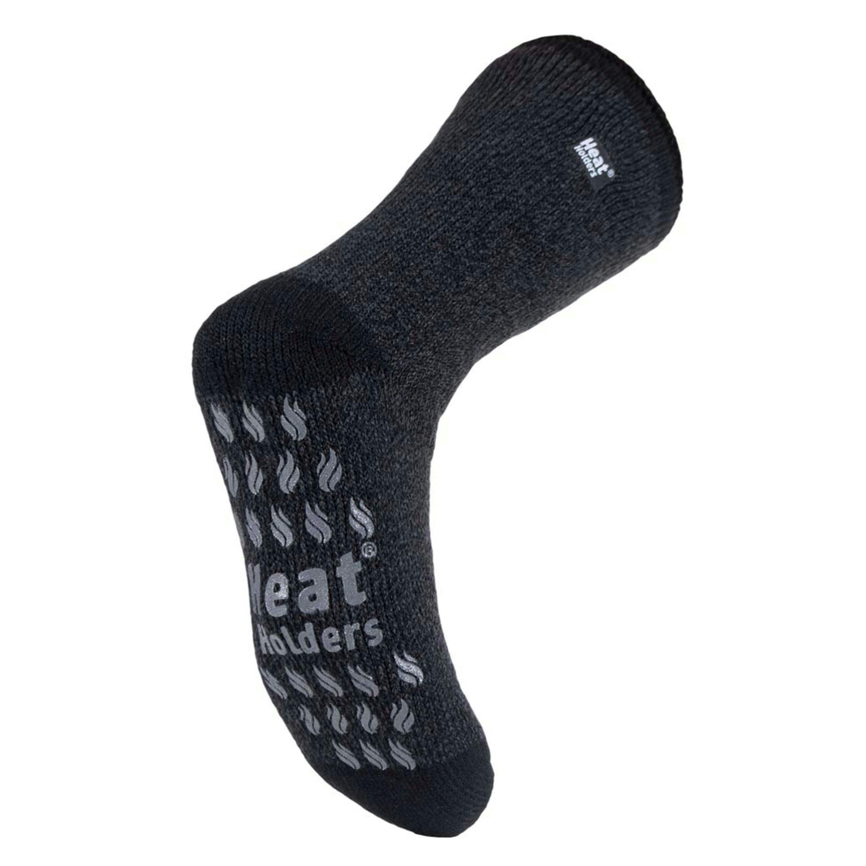 2 Pair Mens Winter Crew Slipper Socks , view 3 of 4