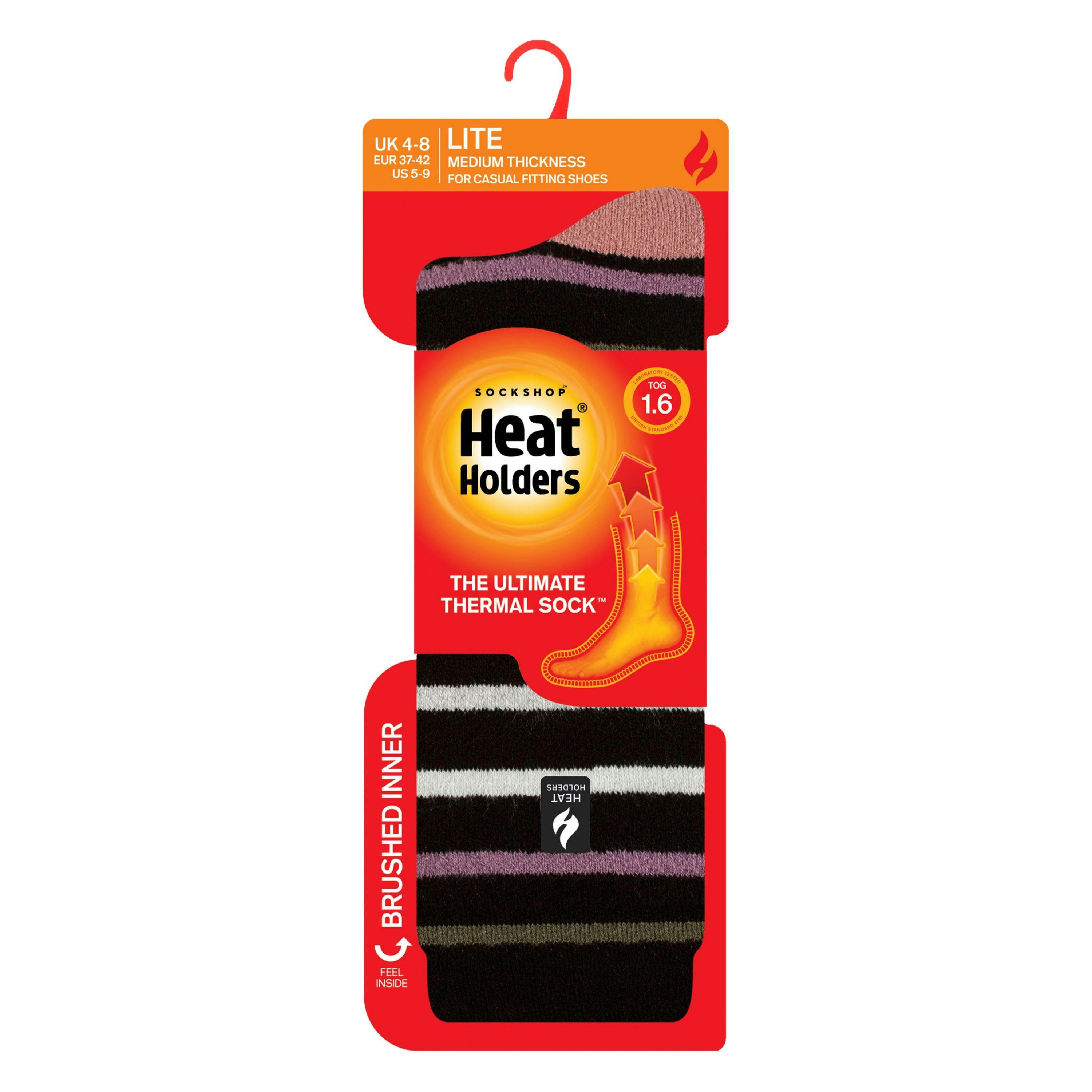 Ladies Thermal Lite Patterned Socks for Winter , view 2 of 5
