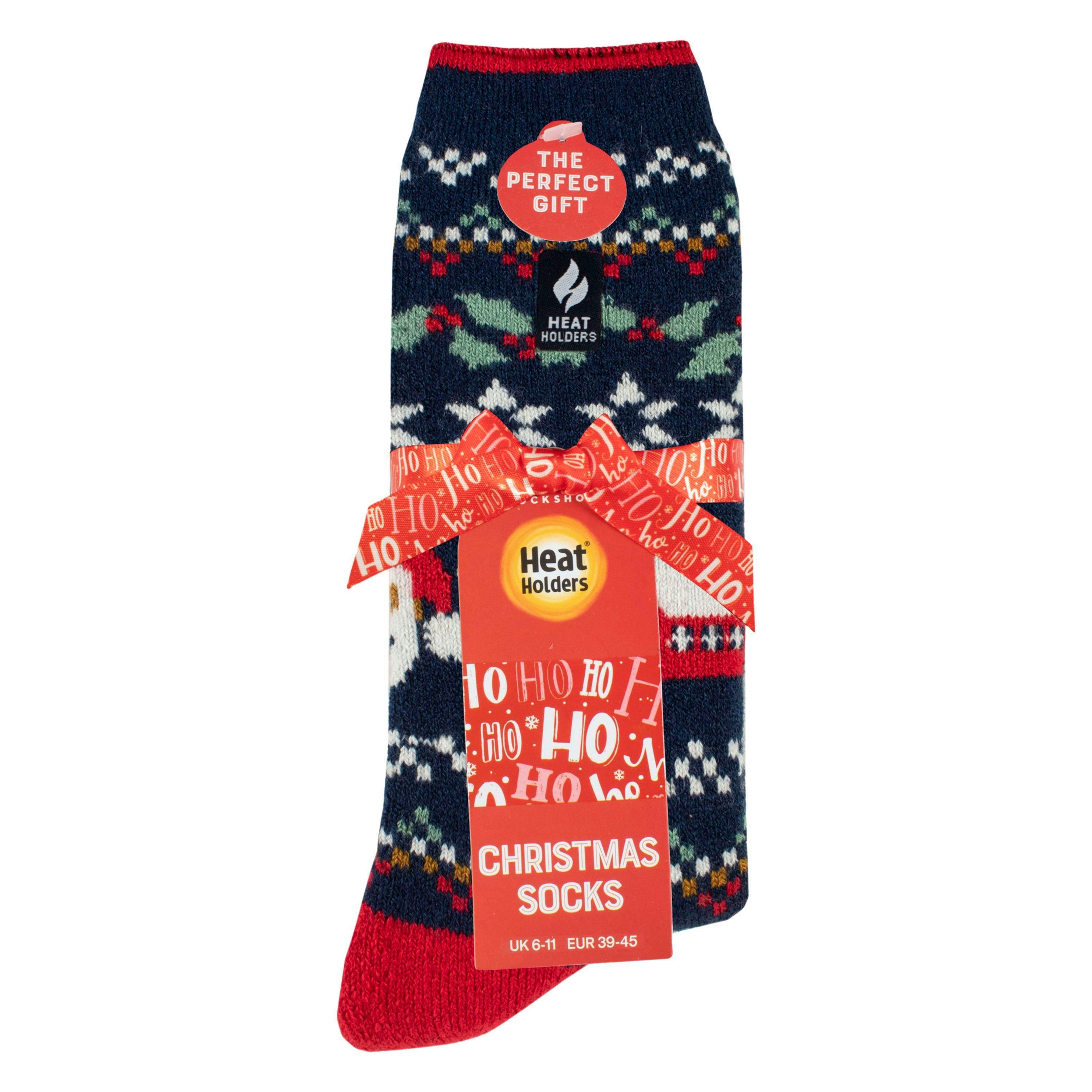 Mens Thermal Lite Christmas Novelty Socks for Winter , view 2 of 5