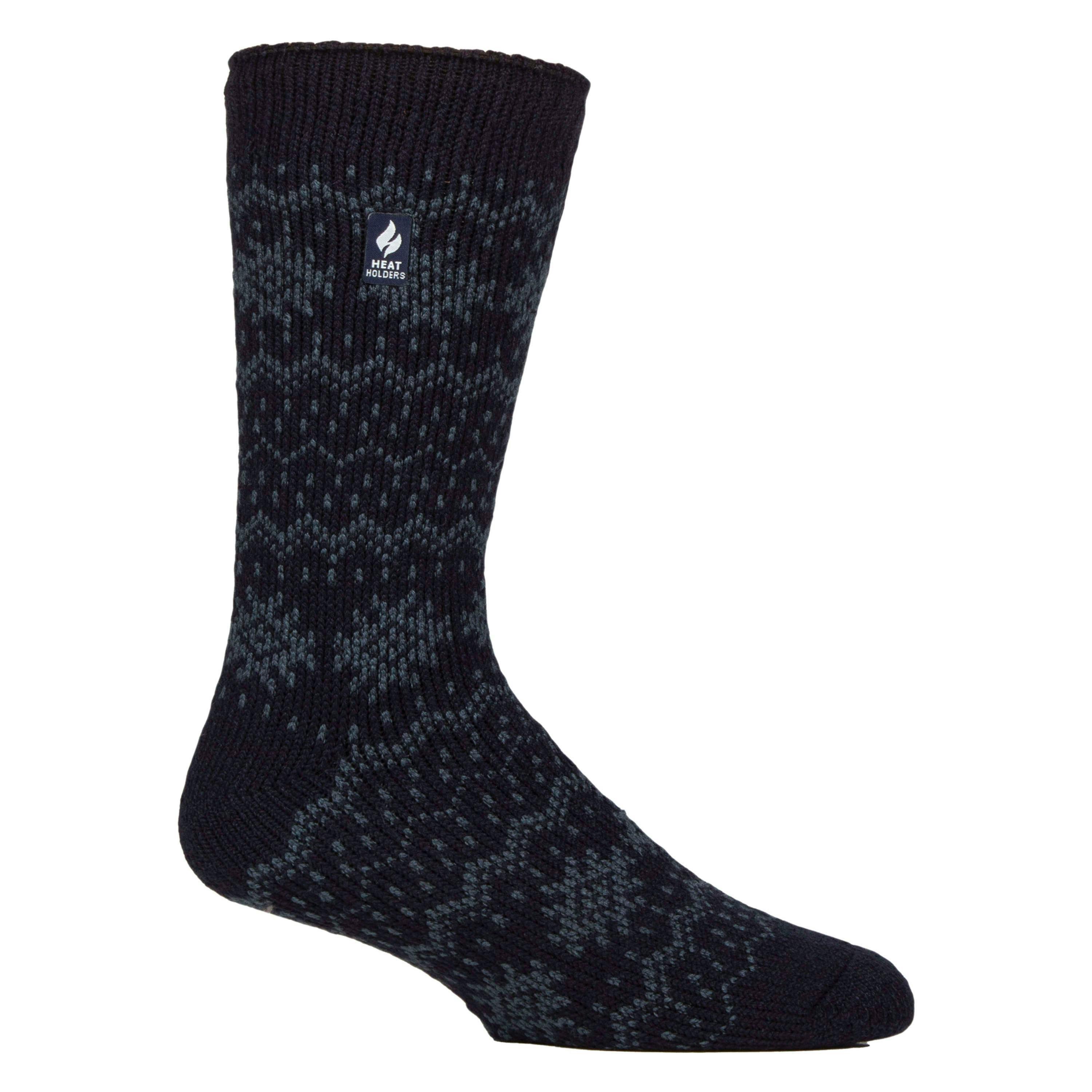 Mens Jacquard Thermal Socks for Winter , view 1 of 3