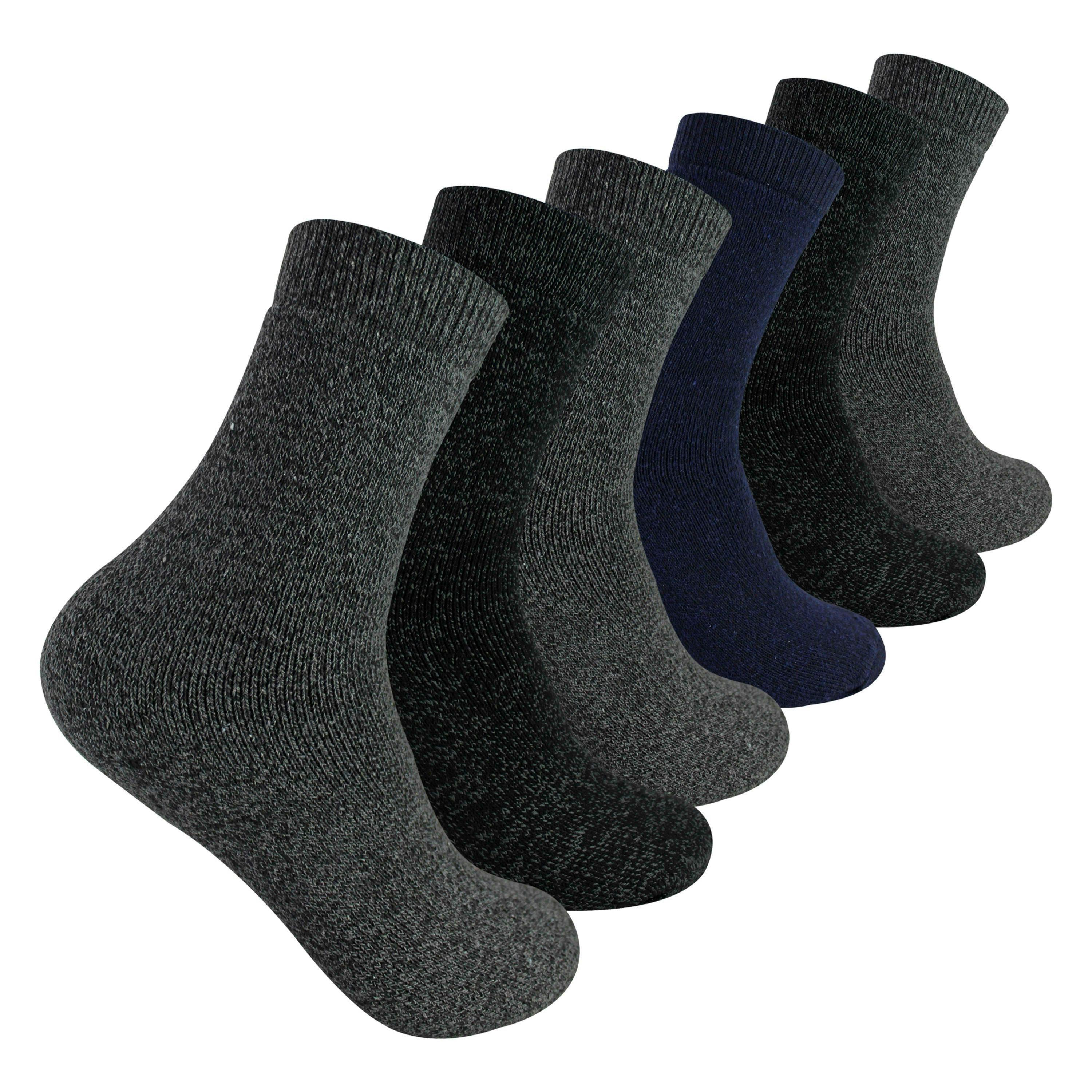 6 Pack Boys Value Boot Socks | Outdoor Warm Hiking Socks , view 3 of 5