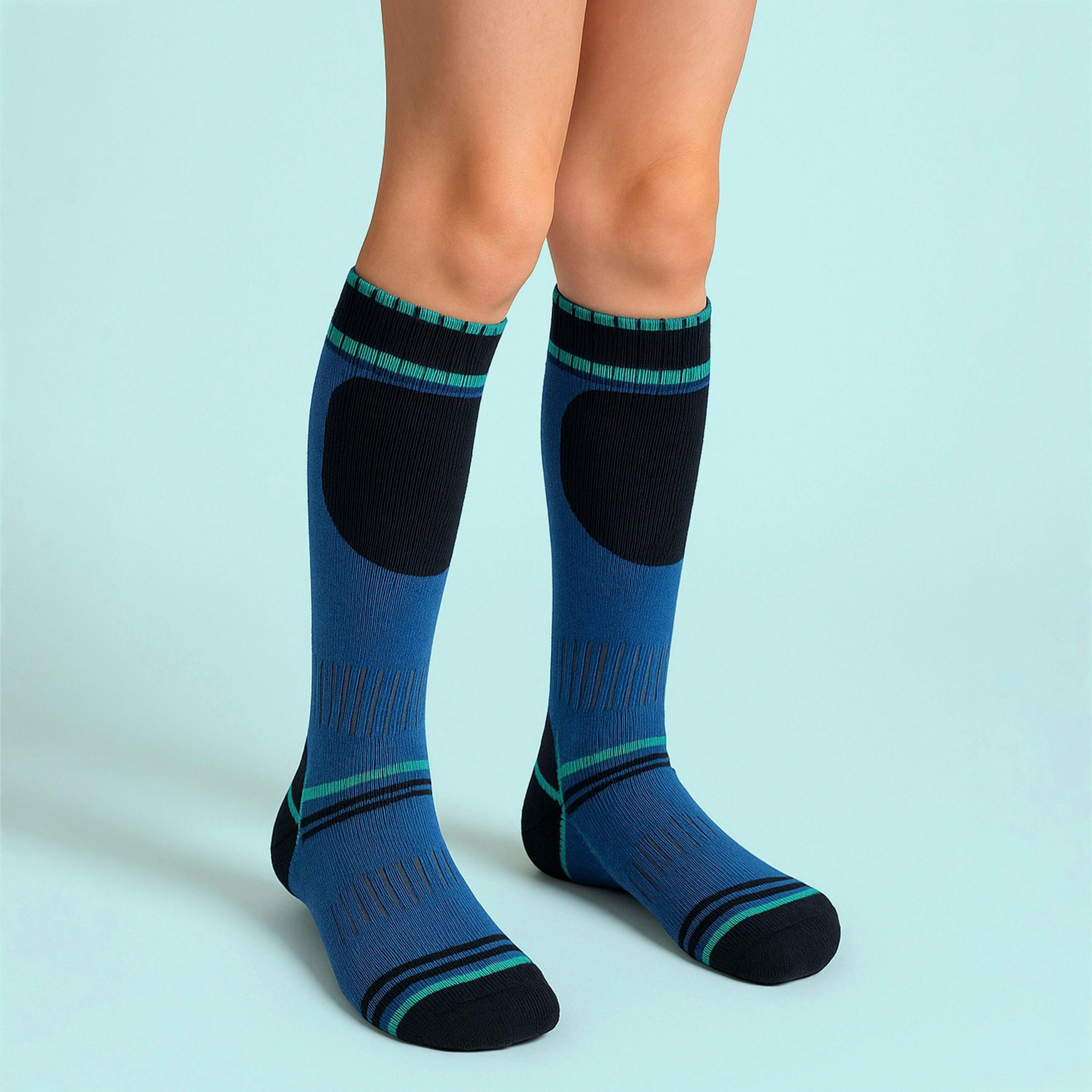 4 Pack Boys Thermal Ski Socks | Knee High Socks for Snow Boots , view 5 of 5