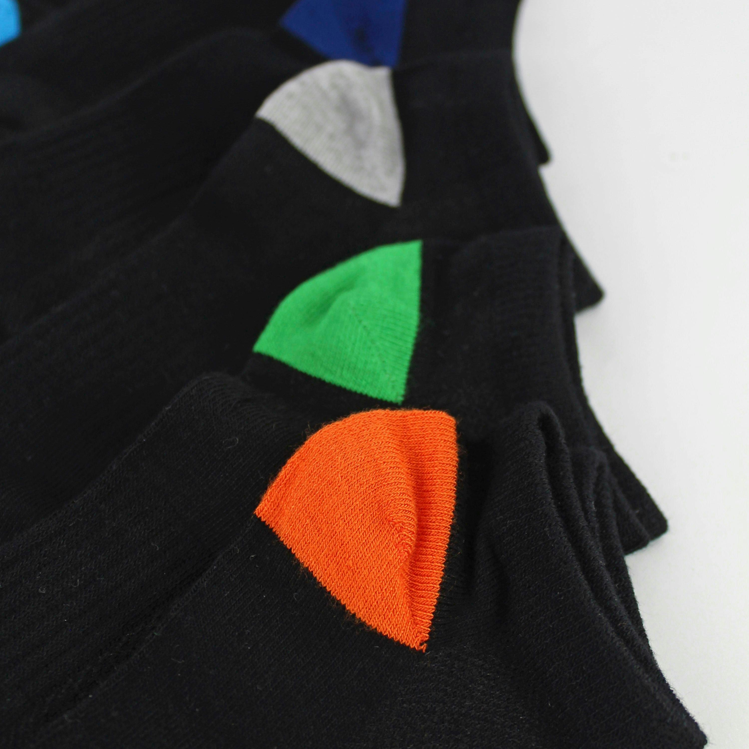 6 Pack Boys Bamboo Trainer Socks | Kids Black Low Cut Heel & Toe Socks , view 5 of 5
