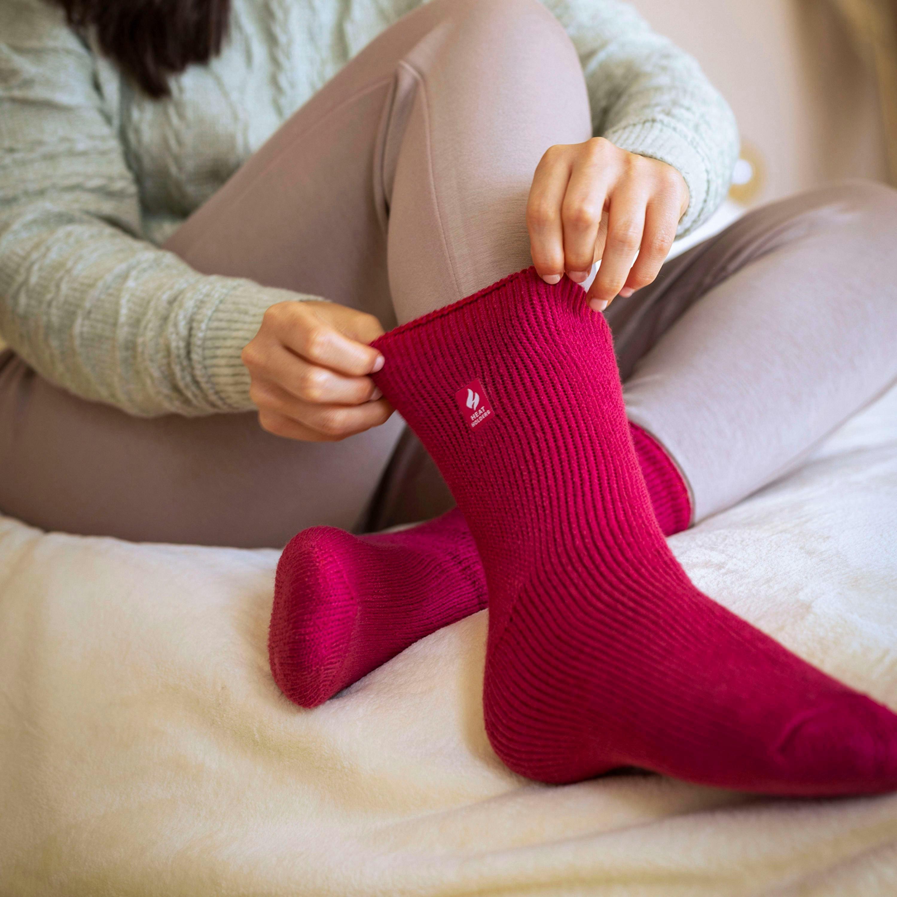 3 Pairs Ladies Original Thick Winter Thermal Socks , view 5 of 5