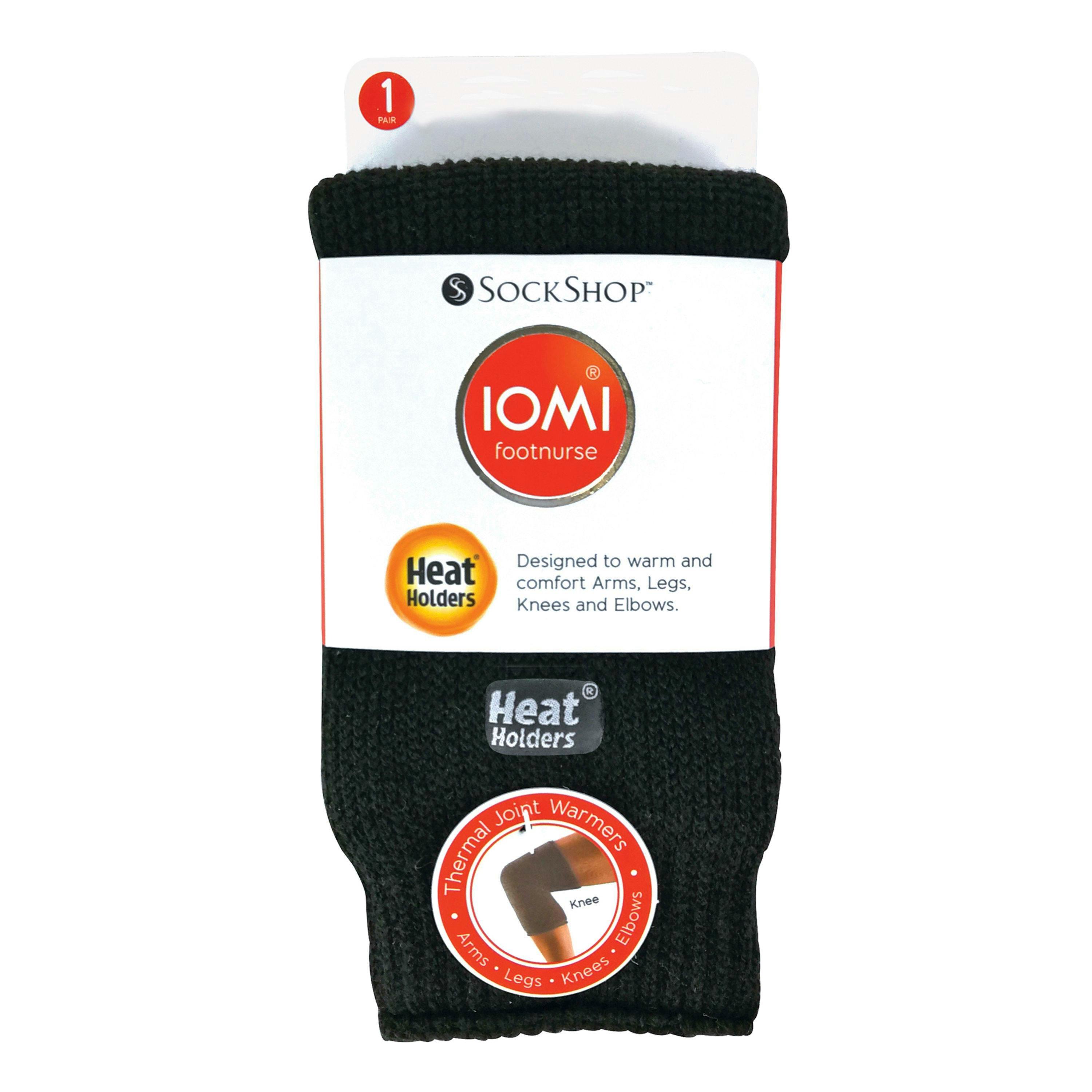 Unisex Thermal Insulated Joint Warmers in Black , view 2 of 5