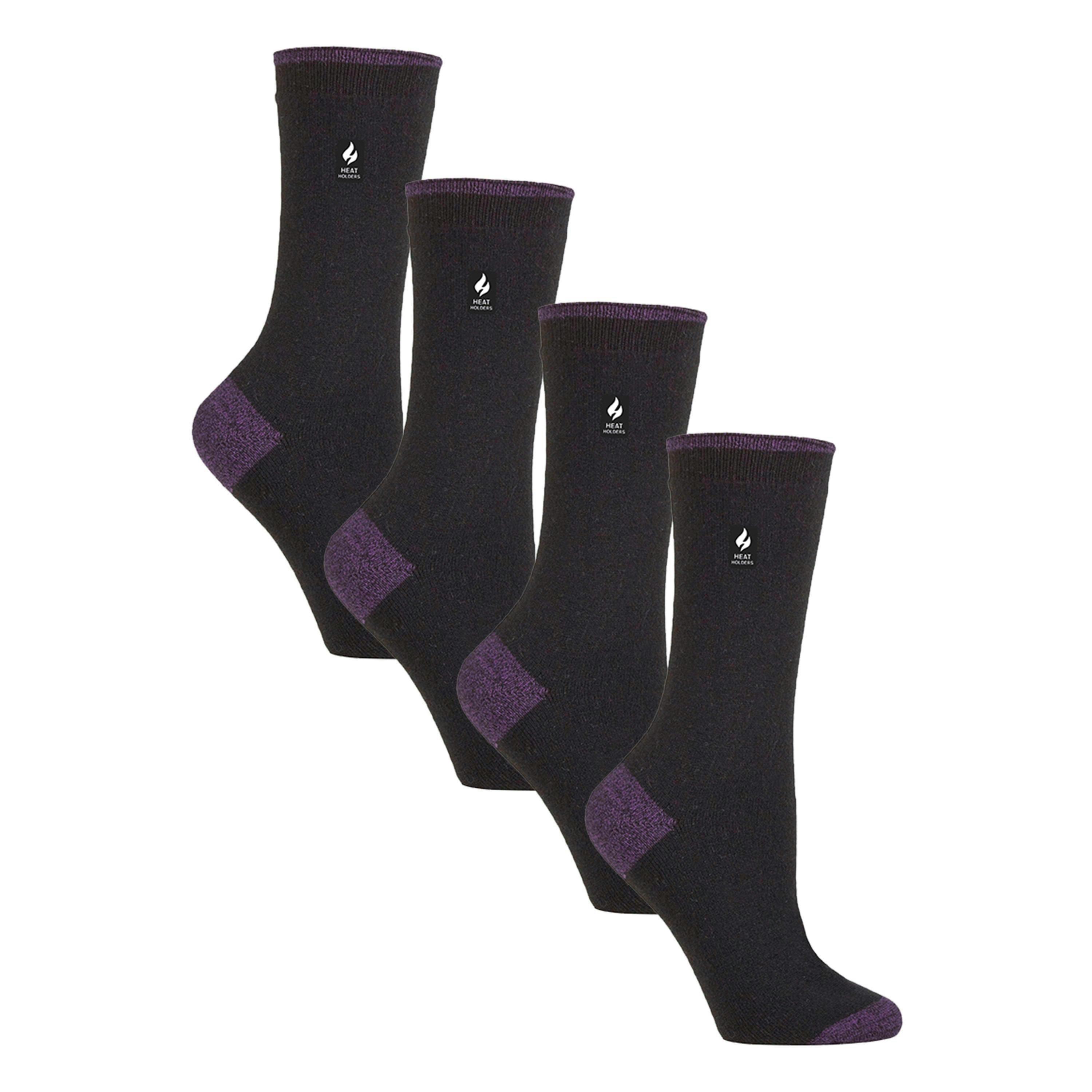 4 Pairs Ladies UltraLite Lightweight Thermal Socks , view 1 of 5