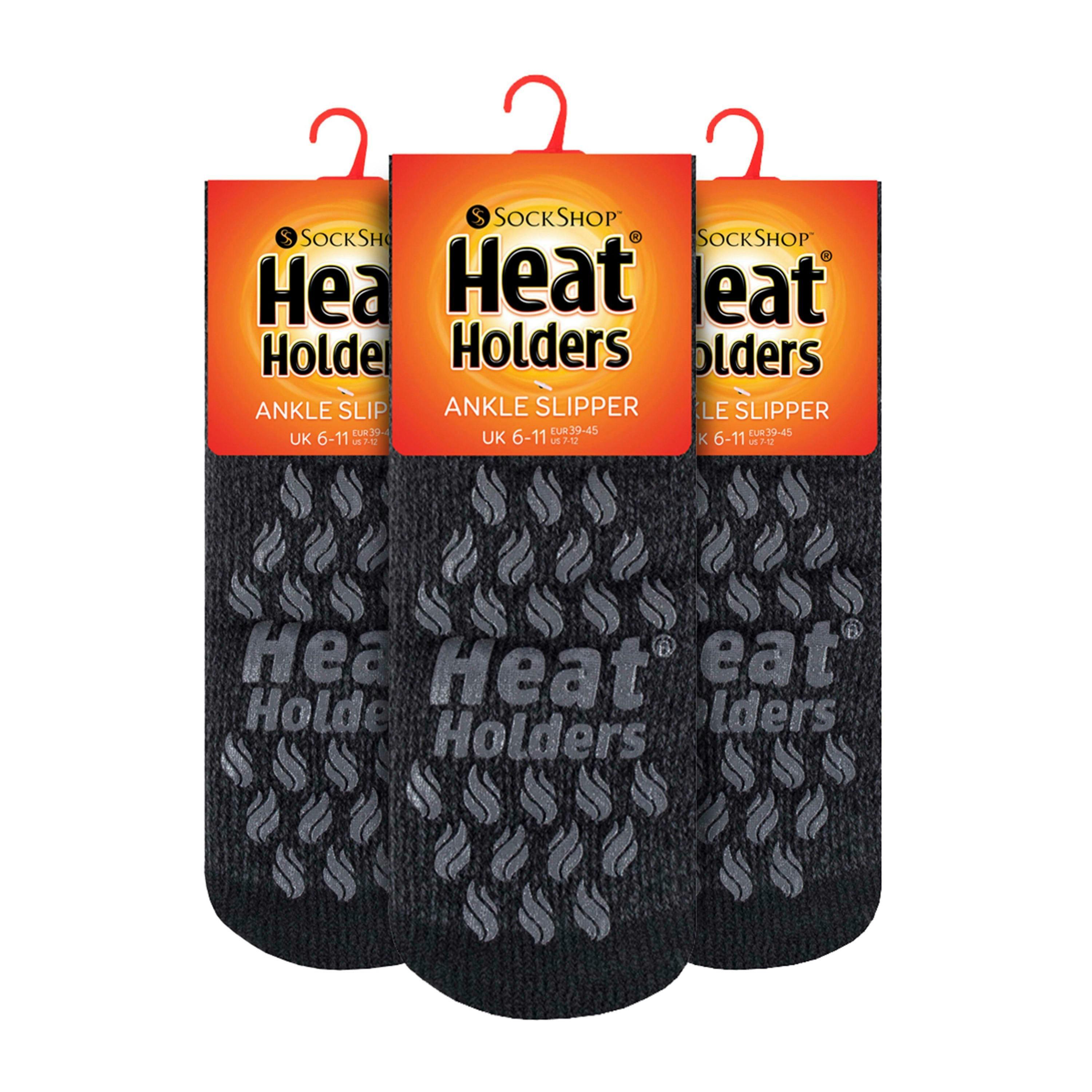 3 Pairs Mens 2.3 TOG Non Slip Low Cut Ankle Thermal Slipper Socks , view 2 of 4