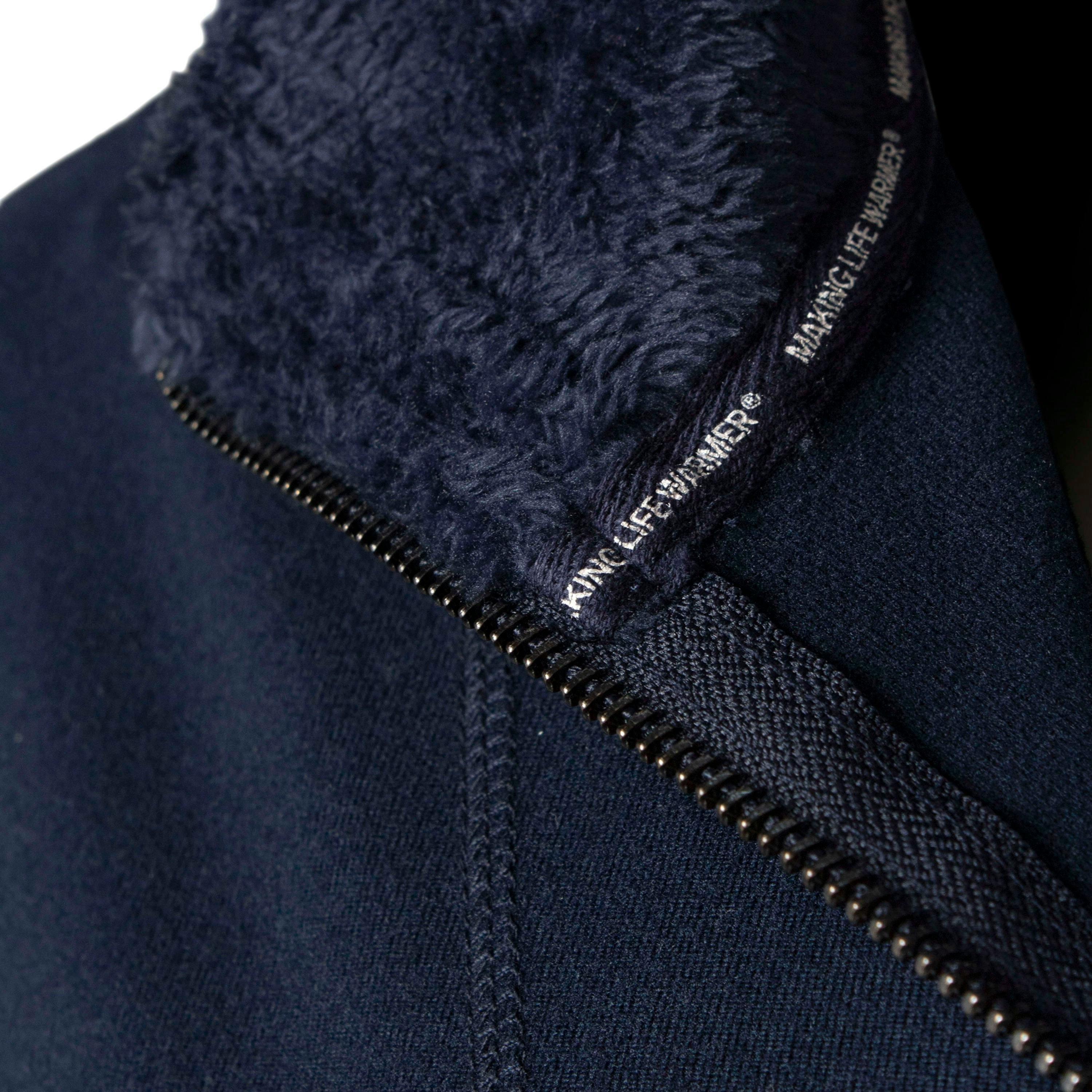 Mens Thermal Soft 1/4 Zip Top Fleece with High Collar , view 4 of 5
