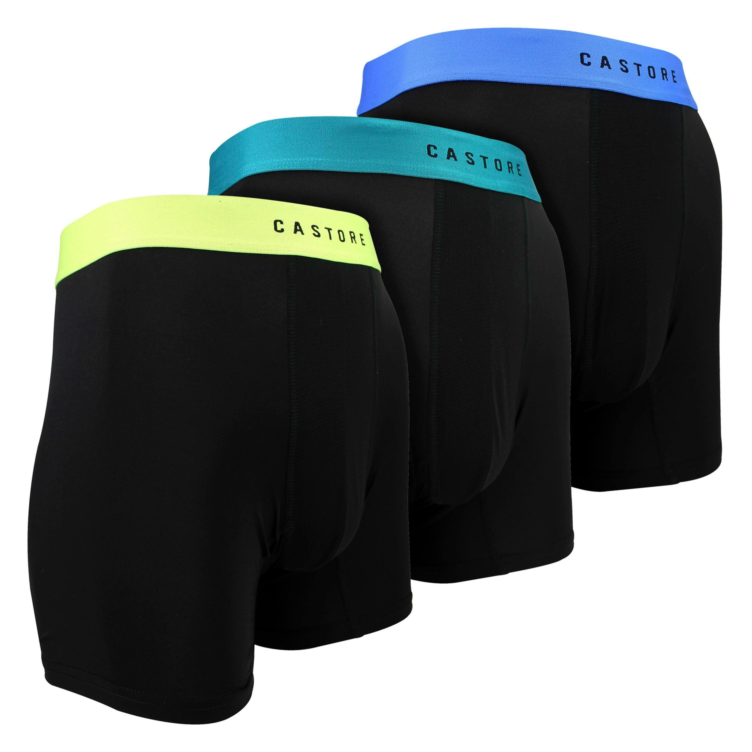 3 Pack Mens Sports Boxer Shorts Supportive Comfortable Underwear , view 3 of 5