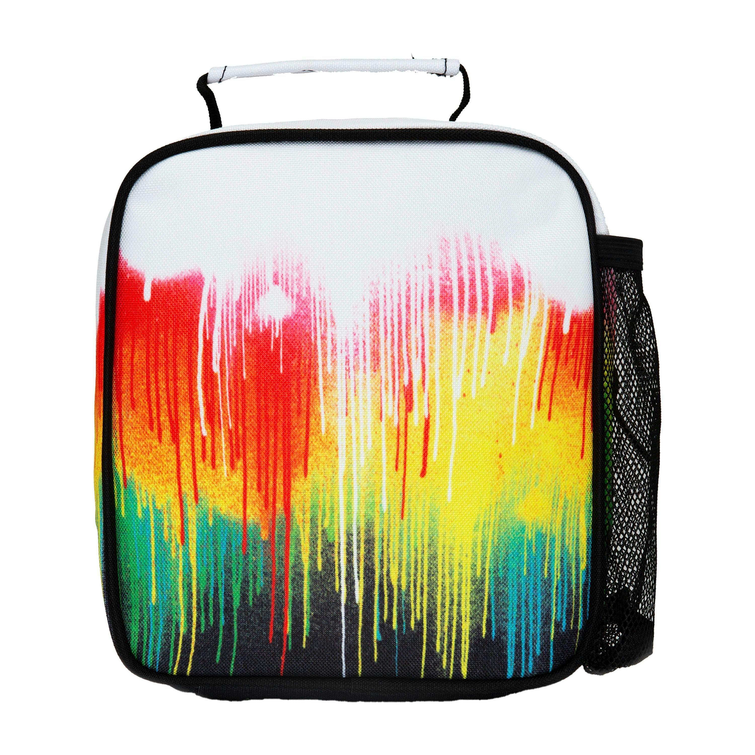 Kids Lunch Bag Multi Colour Drips | Thermal Insulated School Lunch Box 4.5L , view 3 of 5