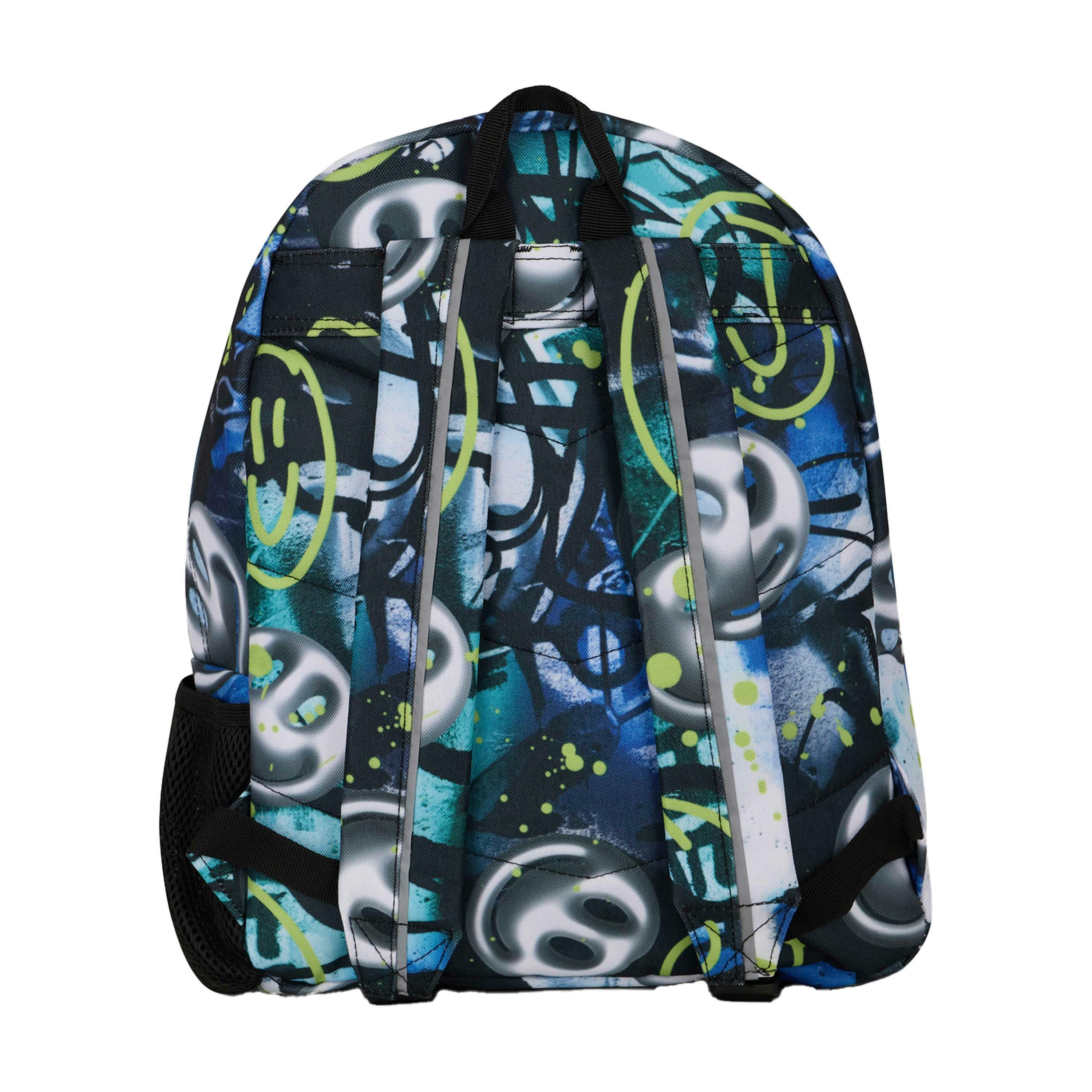 Kids Backpack Multi Visionary Graffiti Print | 18L School Bag with Laptop Sleeve , view 3 of 5
