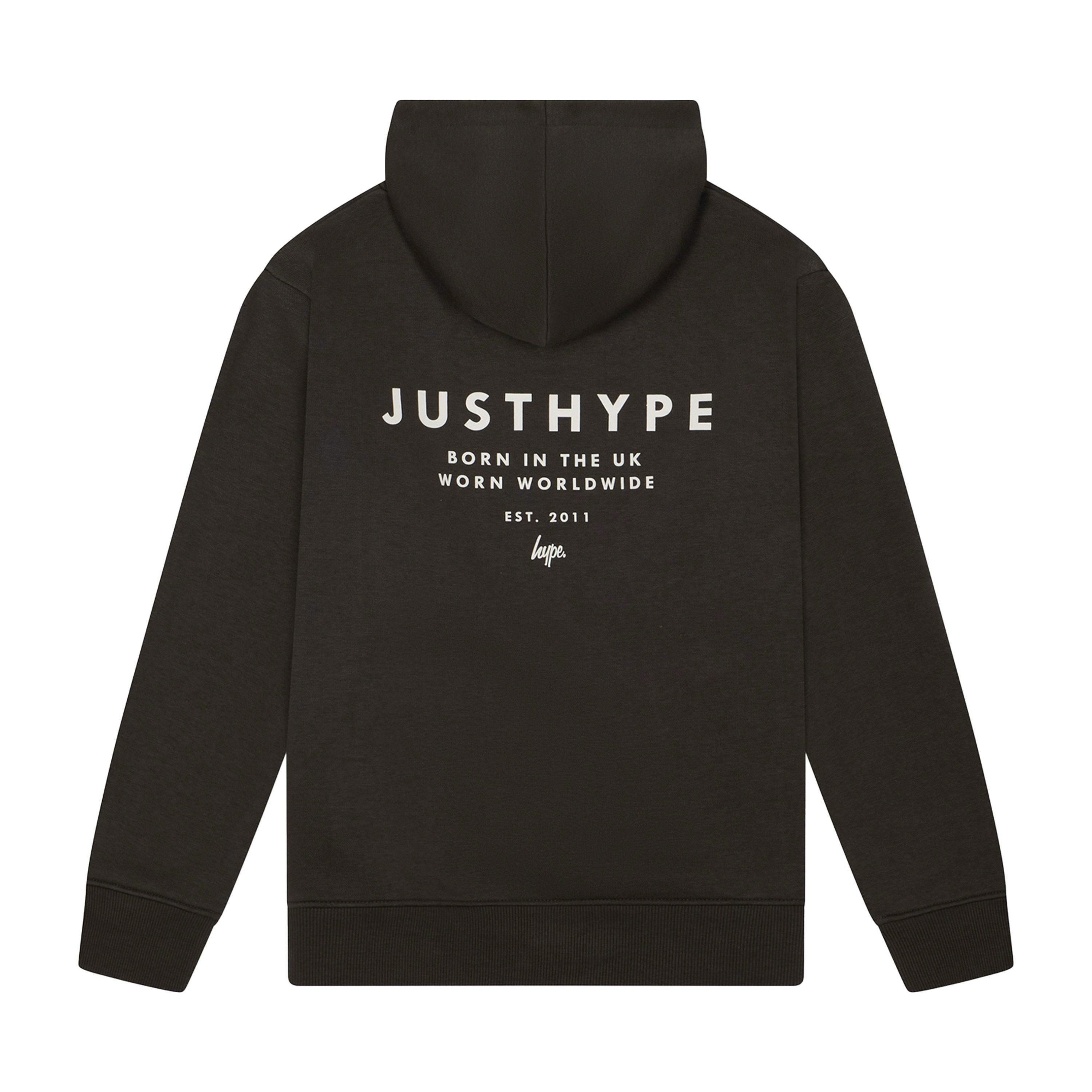 Boys Hoodie Charcoal Grey Soft Casual Kids Sweatshirt Comfortable Fit , view 2 of 5