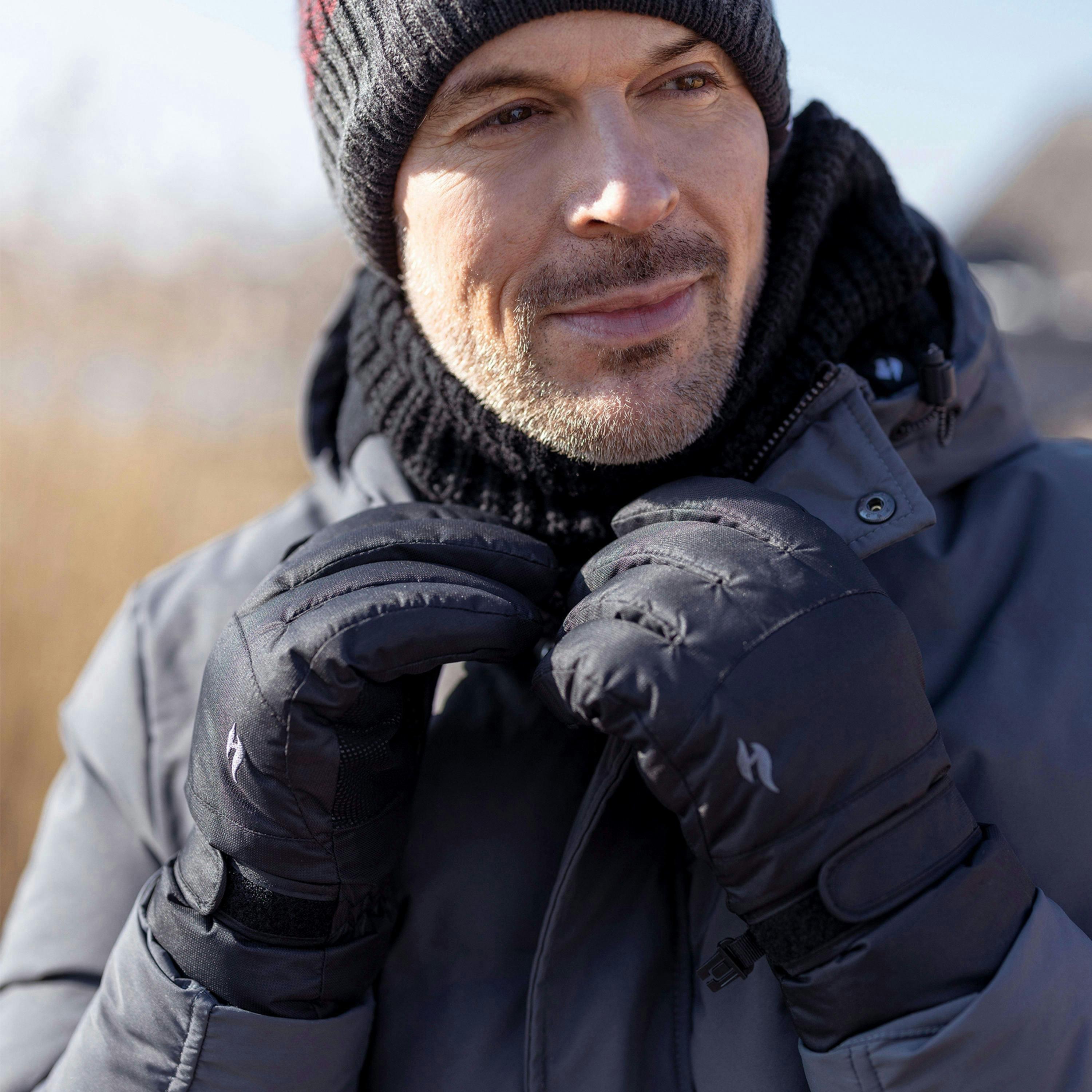 Mens Ski Set Neckwarmer Gloves & Thermal Ski Socks Winter Wear , view 4 of 5