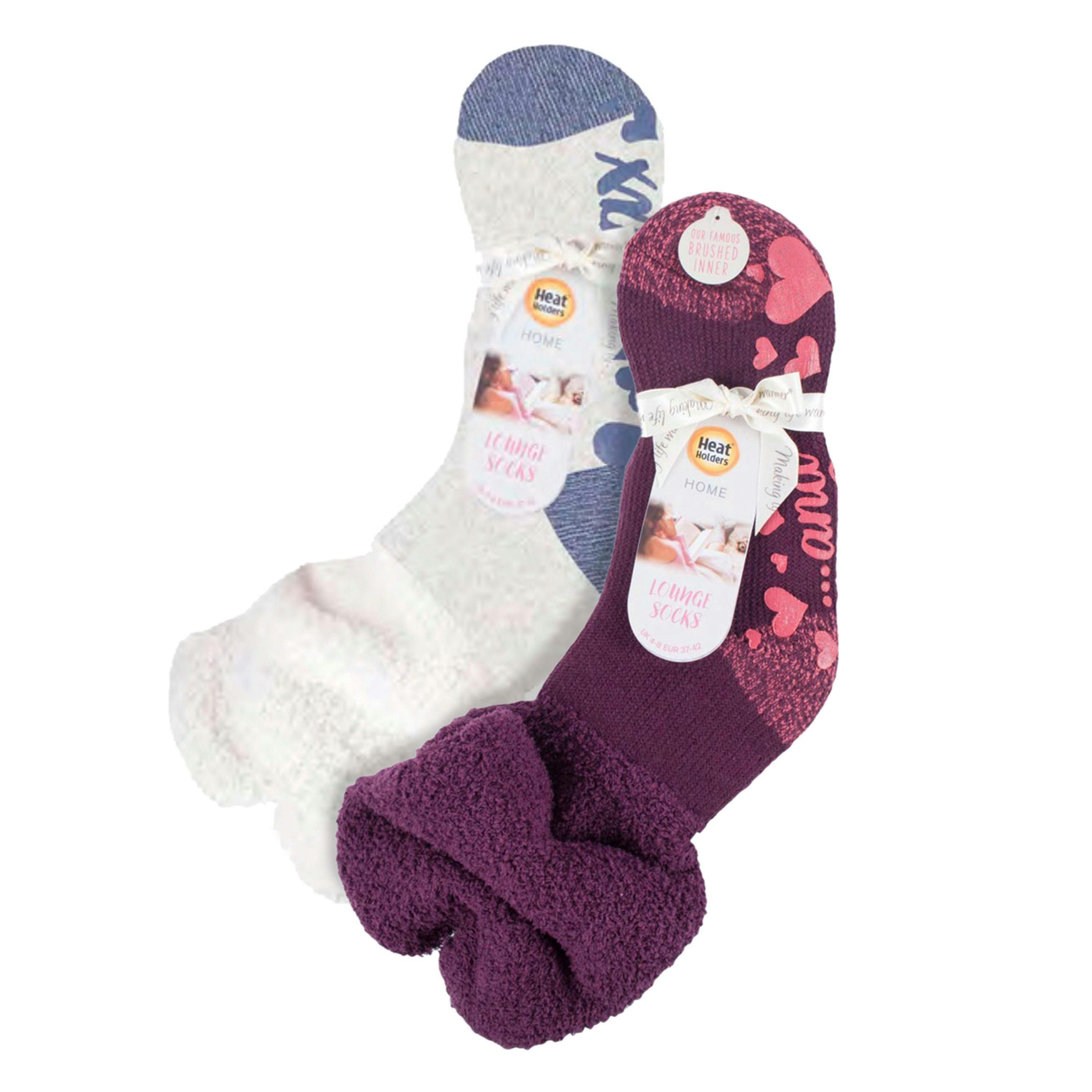 2 Pack Ladies Slouch Socks Soft Cosy Warm Lounge Winter Socks , view 2 of 5