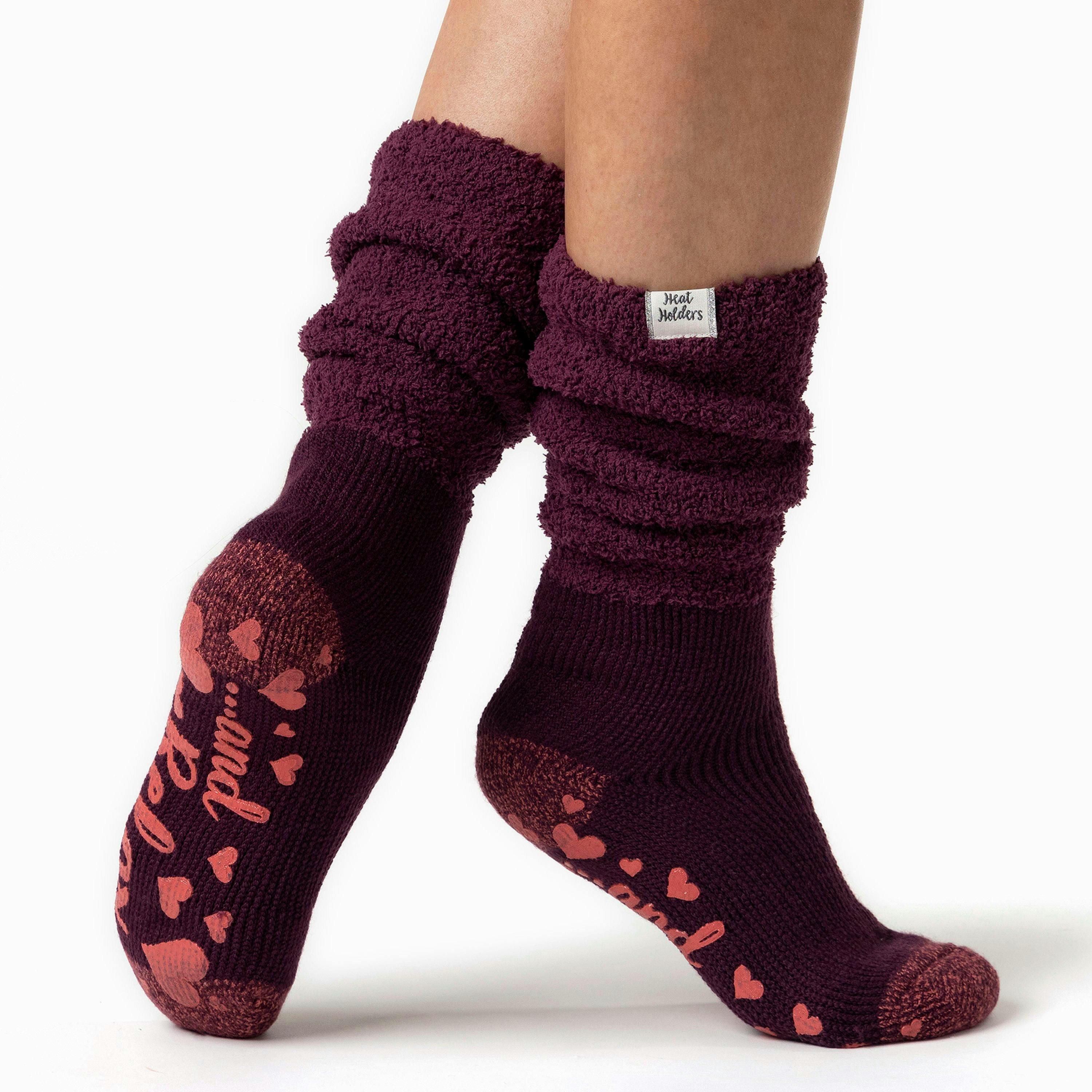 2 Pack Ladies Slouch Socks Soft Cosy Warm Lounge Winter Socks , view 3 of 5