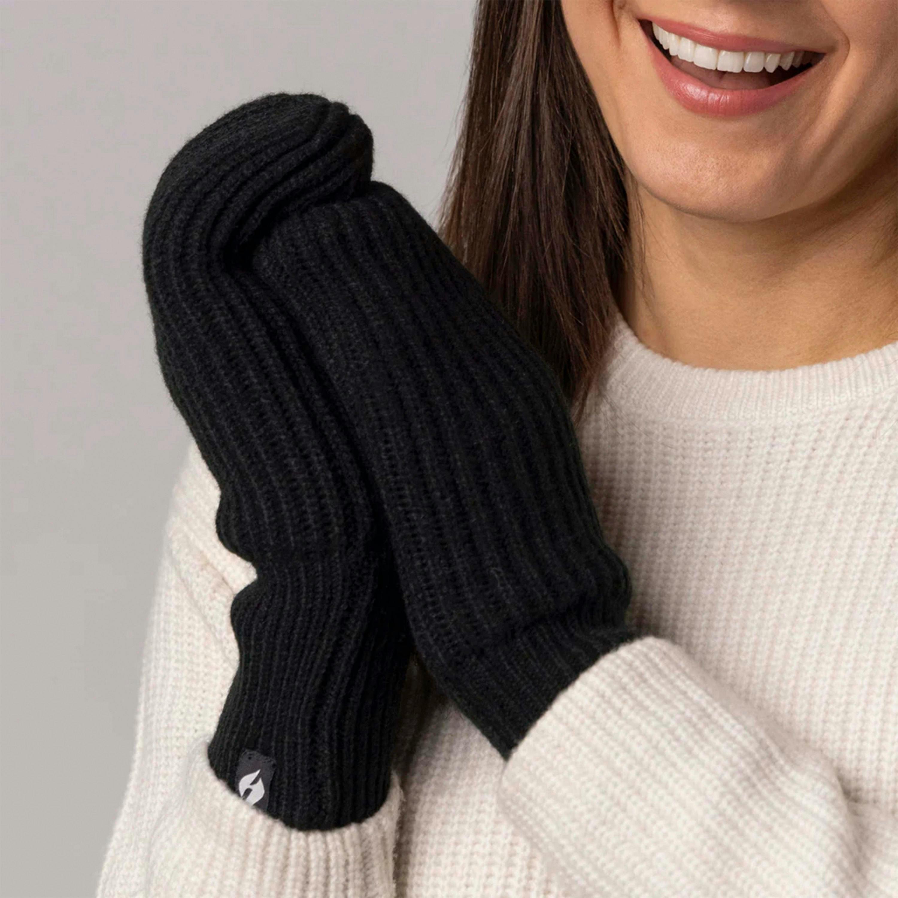 Ladies Warm Soft Thermal Mittens Gloves for Winter , view 4 of 4