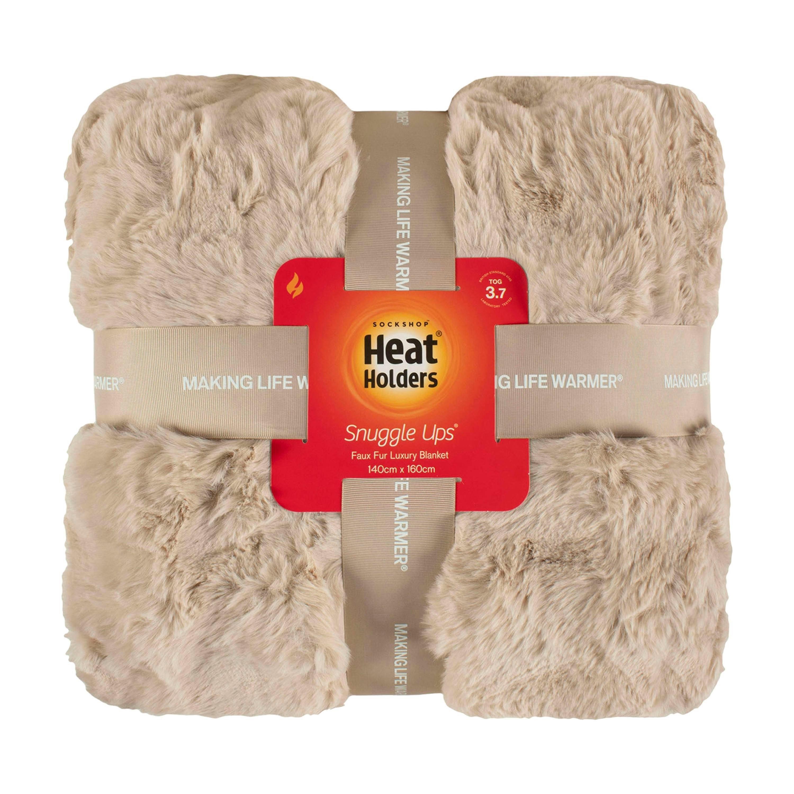 Faux Fur Blanket Extra Soft Cosy Thermal Large Blanket 140x160cm , view 2 of 5