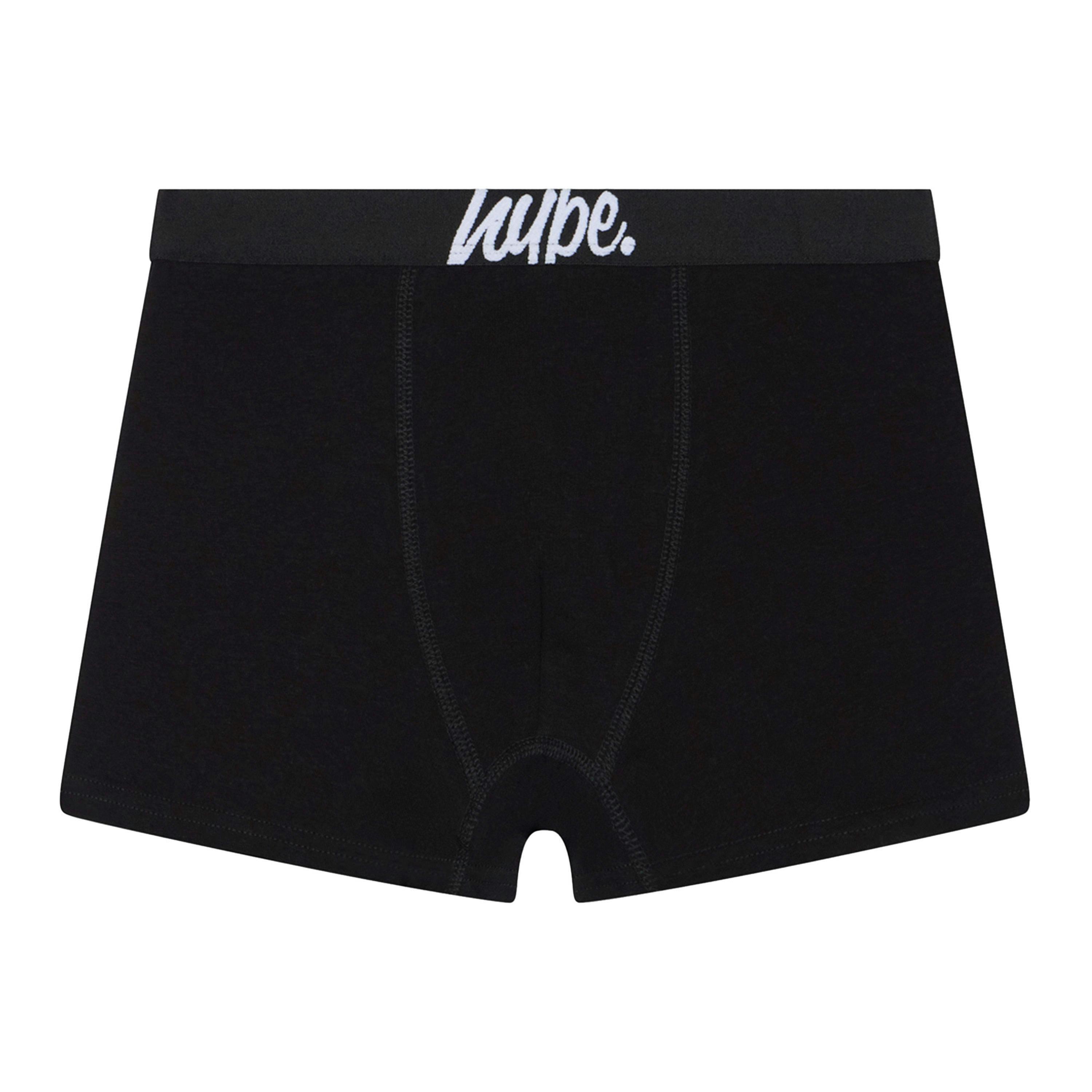 3 Pack Boys Boxers Black, Olive & All Over Print Soft Breathable Underwear , view 5 of 5