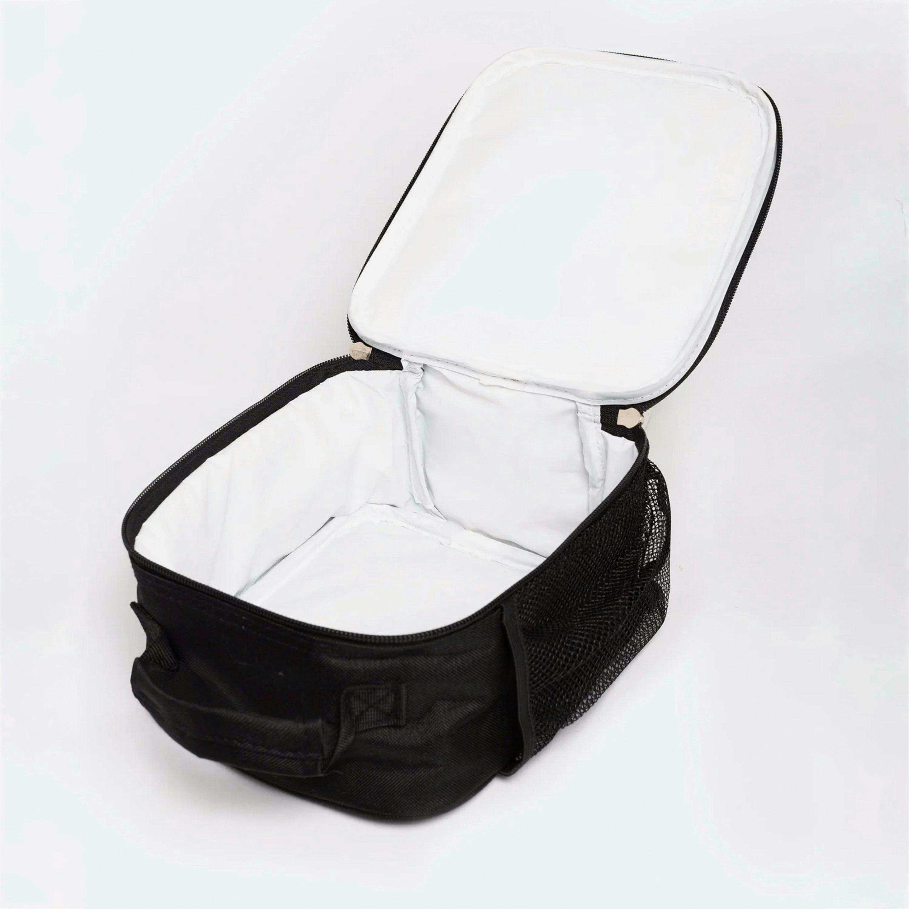 Kids Lunch Box Black Graffiti Hearts | Thermal Insulated School Bag 4.5L , view 5 of 5