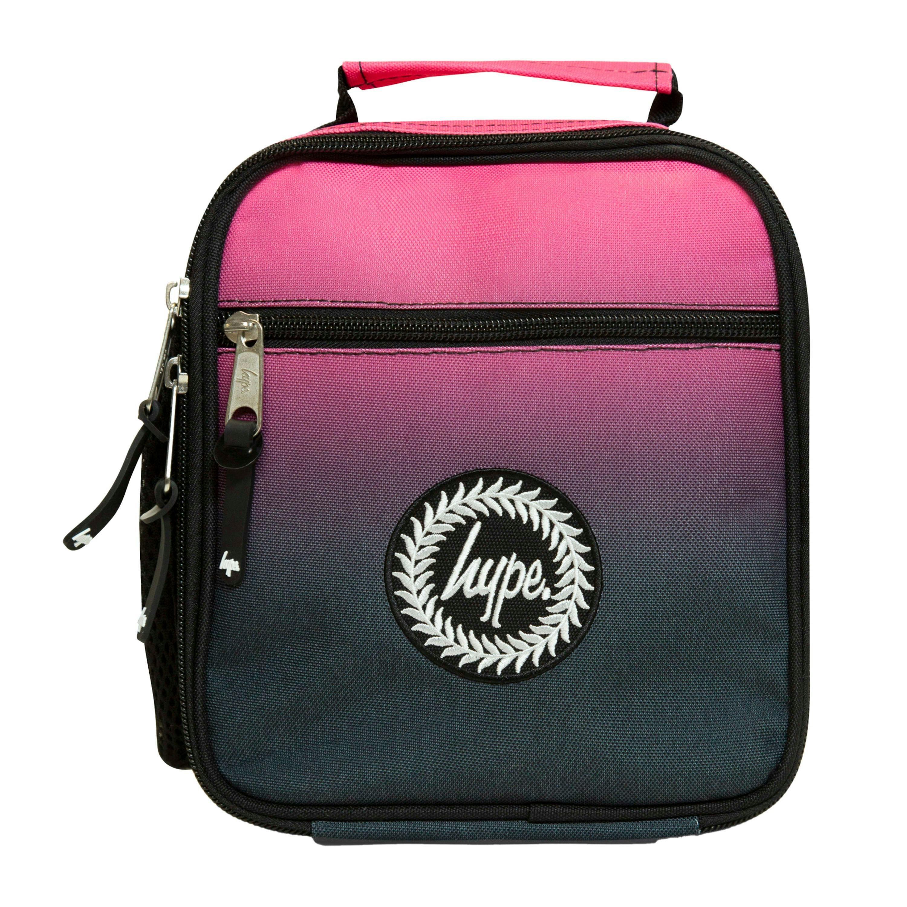 Kids Lunch Bag Black Pink Fade | Thermal Insulated School Lunch Box 4.5L , view 2 of 5