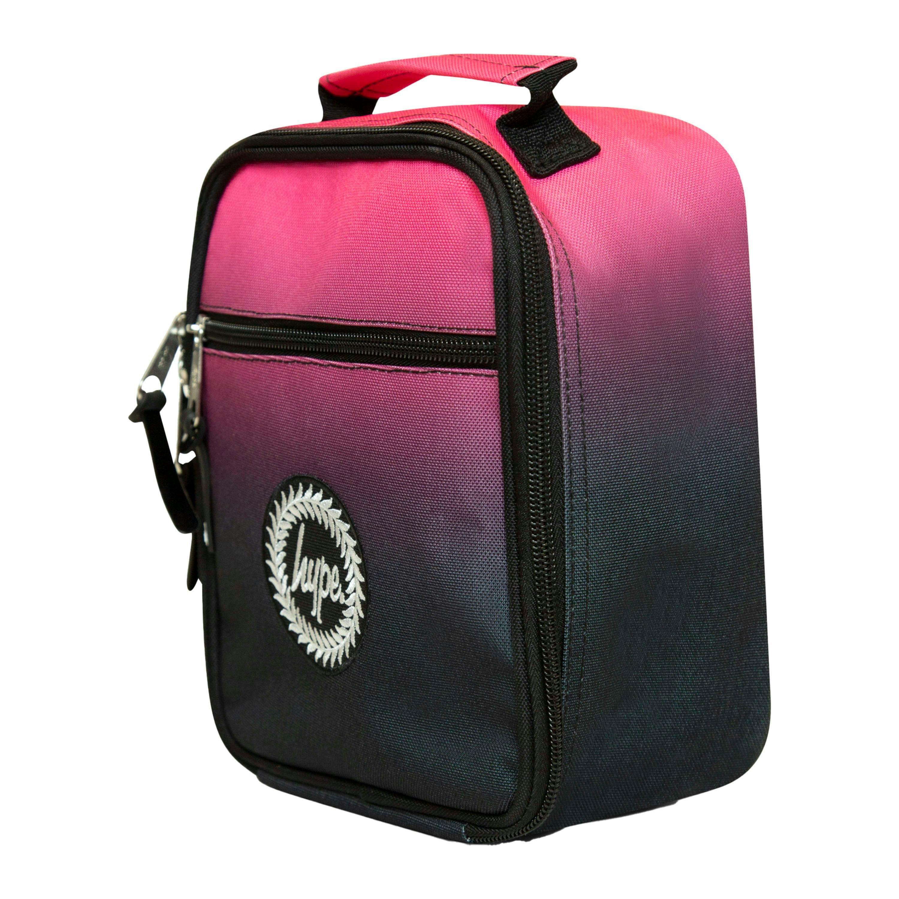 Kids Lunch Bag Black Pink Fade | Thermal Insulated School Lunch Box 4.5L , view 3 of 5