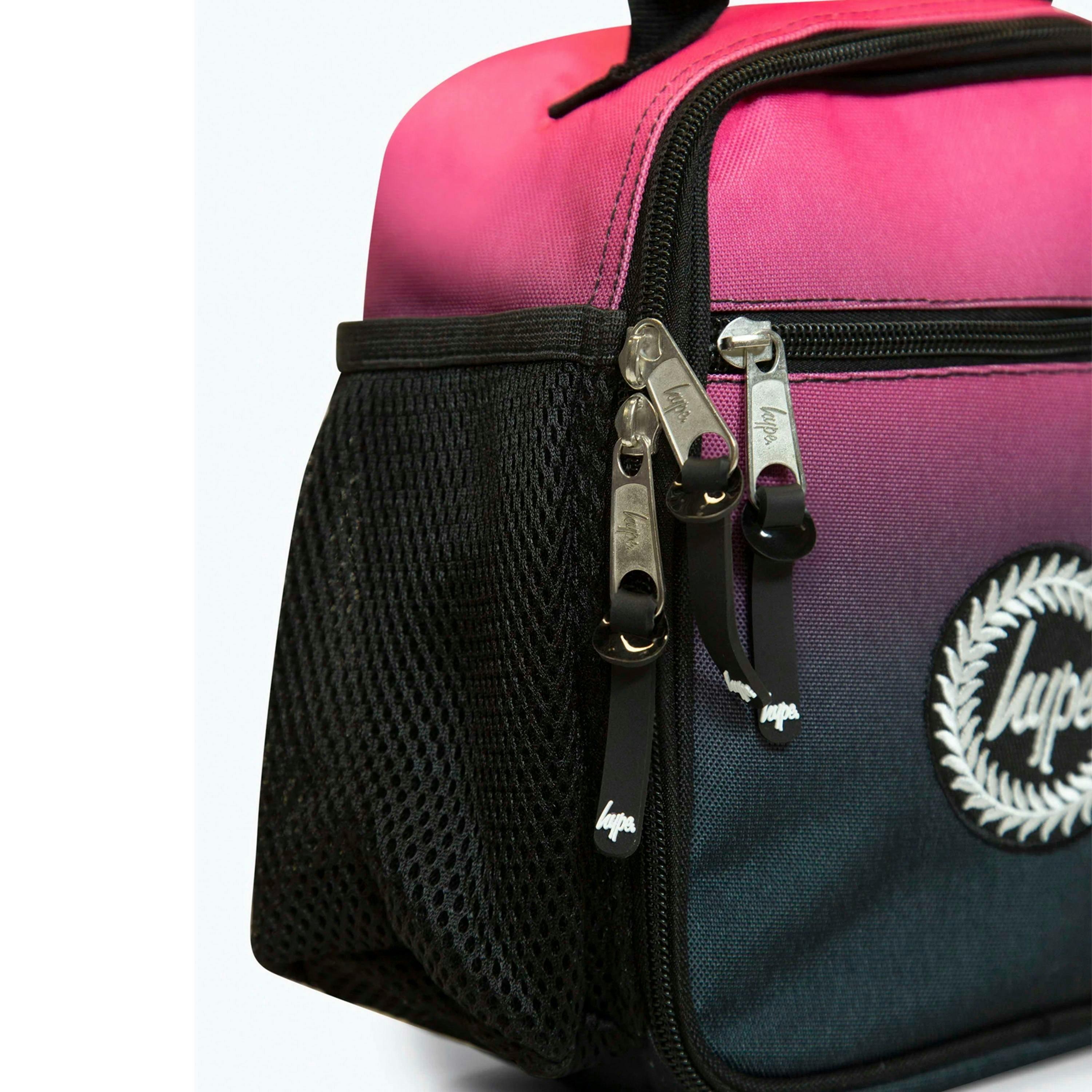 Kids Lunch Bag Black Pink Fade | Thermal Insulated School Lunch Box 4.5L , view 5 of 5