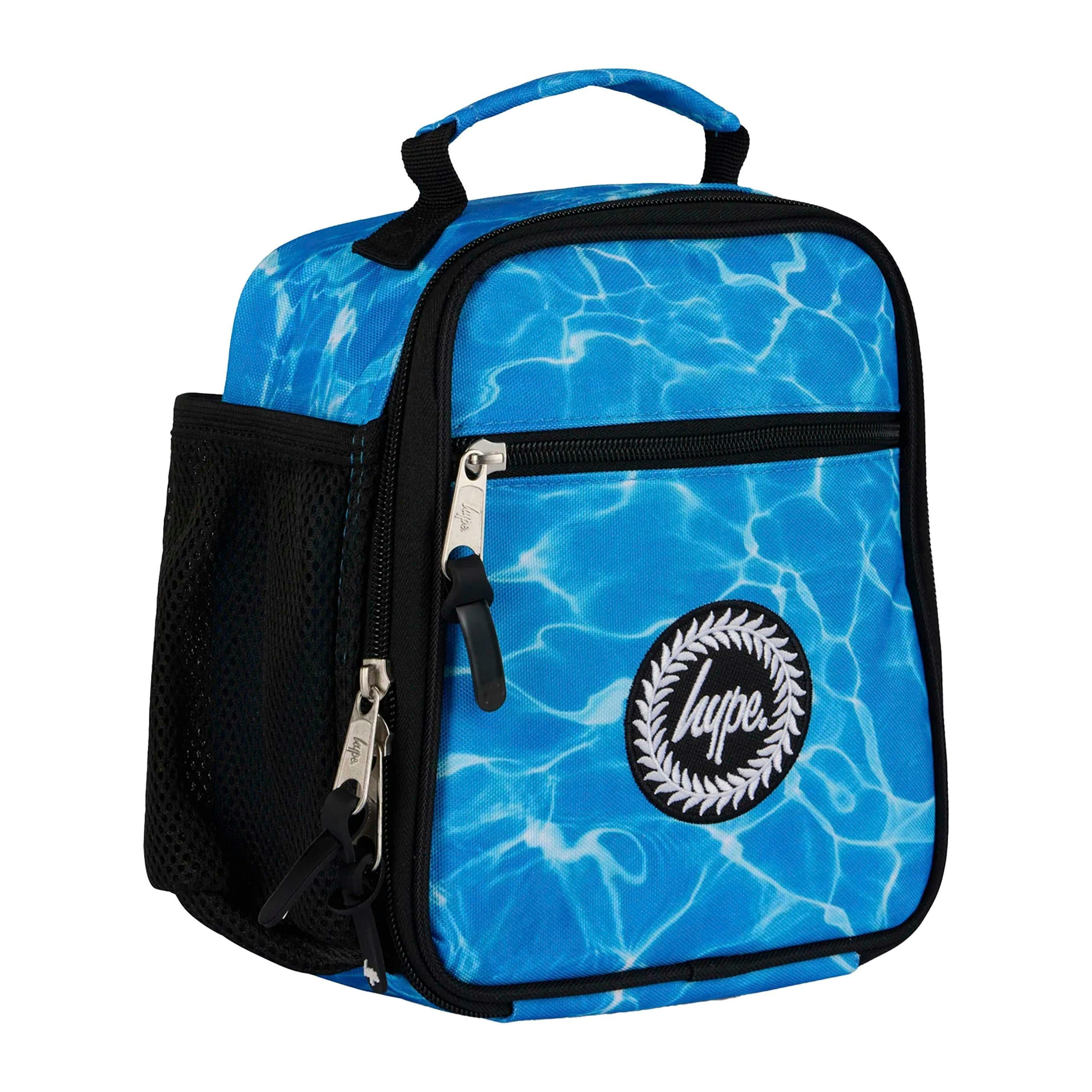 Kids Lunch Bag Blue Pool Print - Thermal Insulated School Lunch Box , view 1 of 5