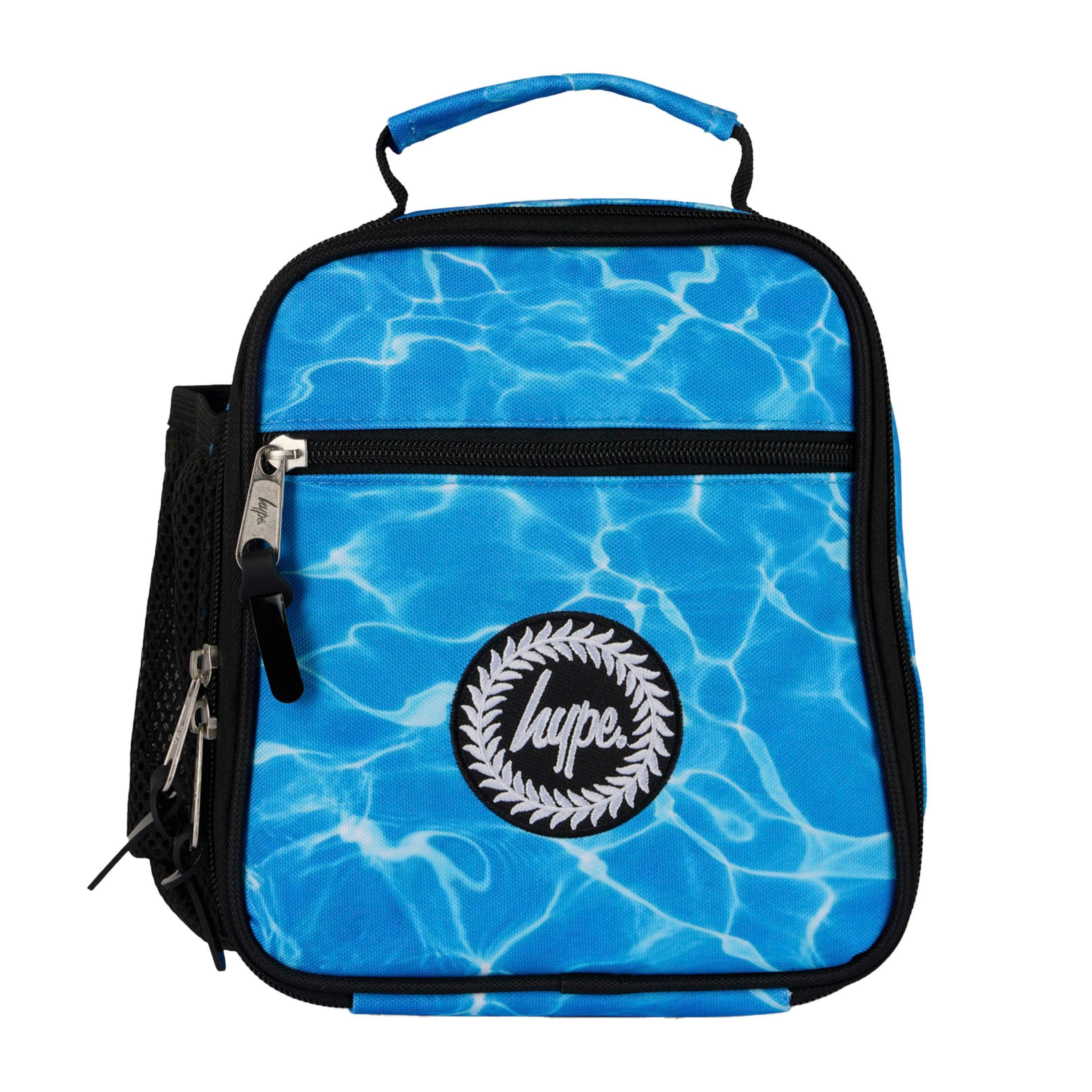 Kids Lunch Bag Blue Pool Print - Thermal Insulated School Lunch Box , view 2 of 5