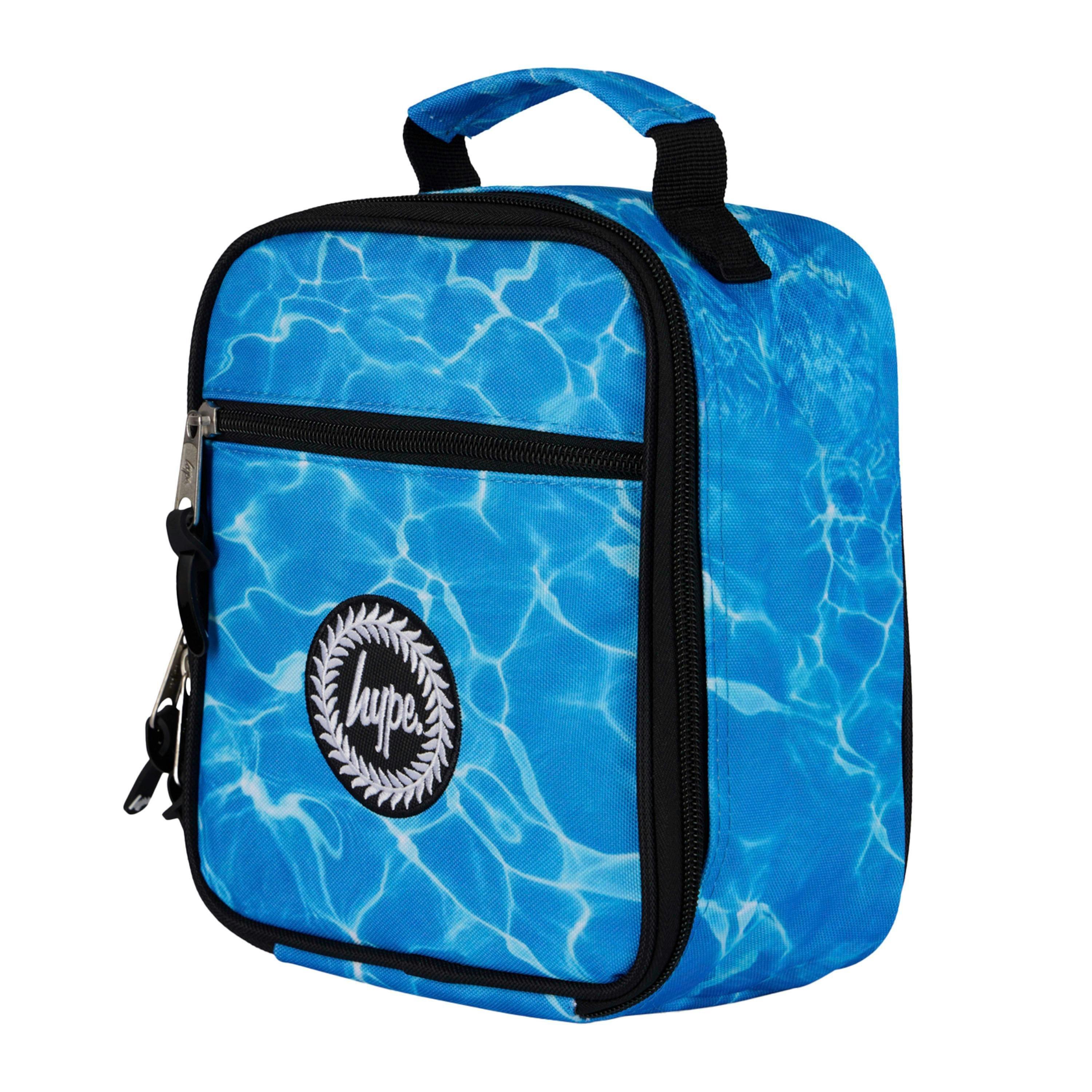 Kids Lunch Bag Blue Pool Print - Thermal Insulated School Lunch Box , view 4 of 5