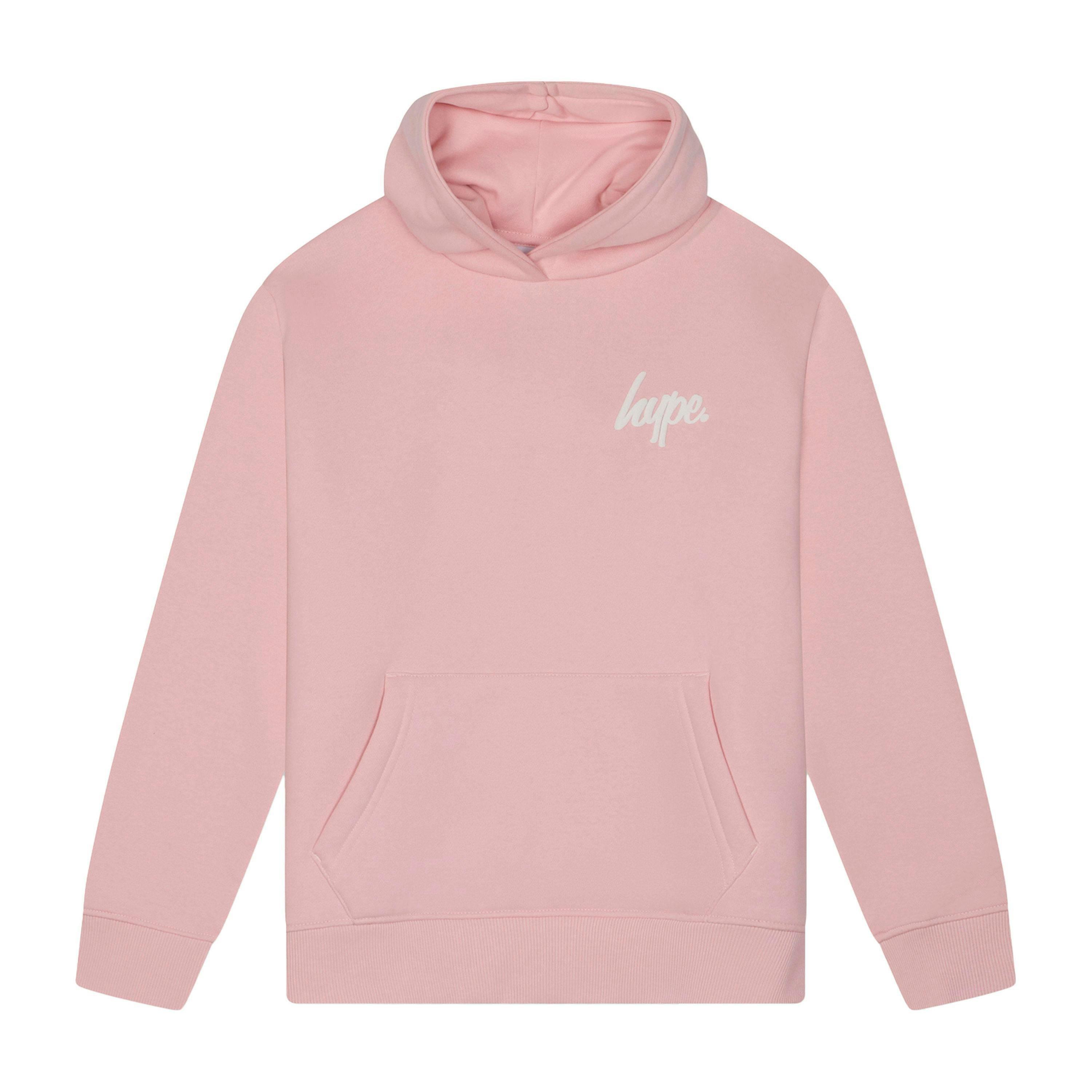 Girls Hoodie Kids Casual Pink Sweatshirt Soft Graphic Back Design , view 1 of 5