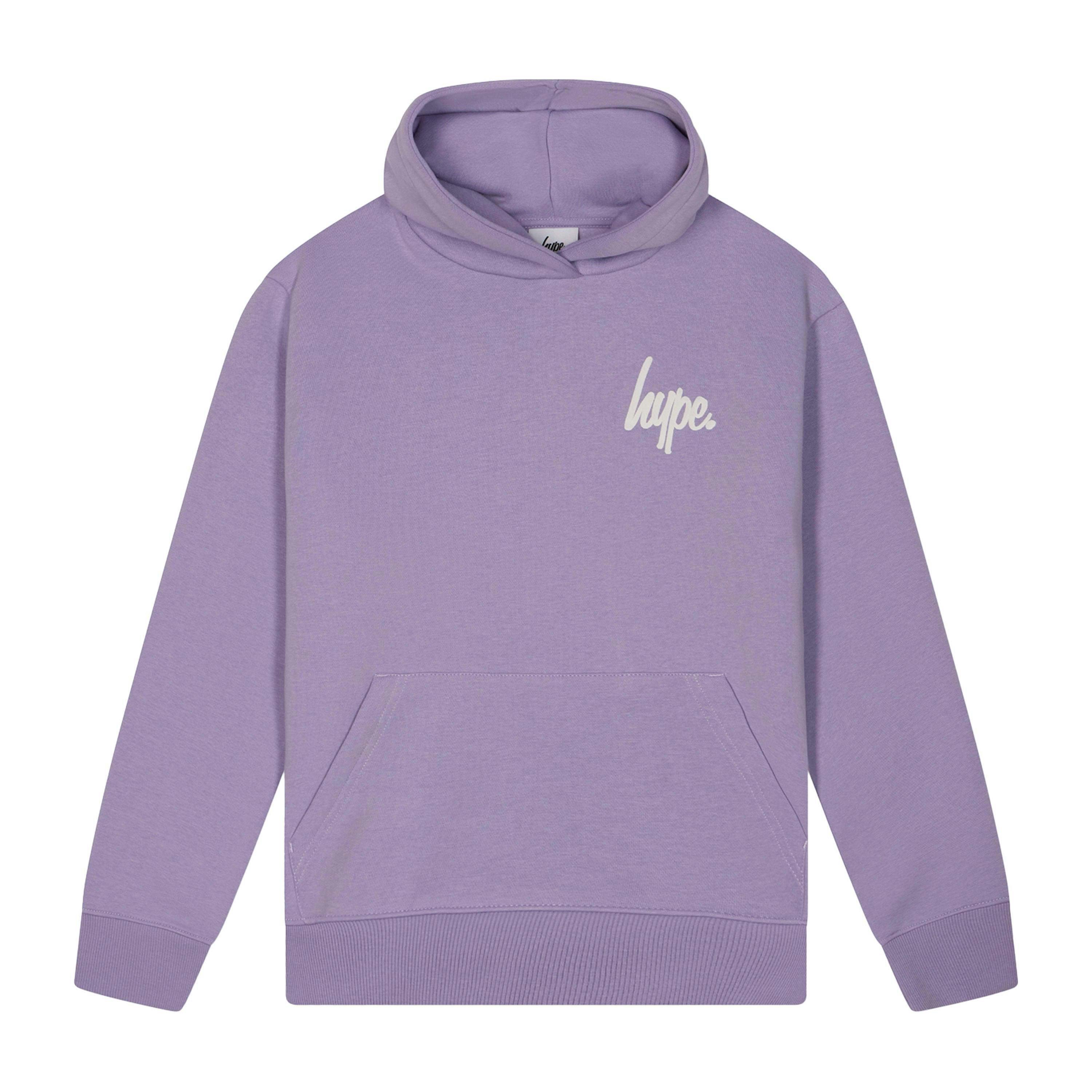 Girls Hoodie Kids Purple Casual Sweatshirt Soft Graphic Back Design , view 1 of 5