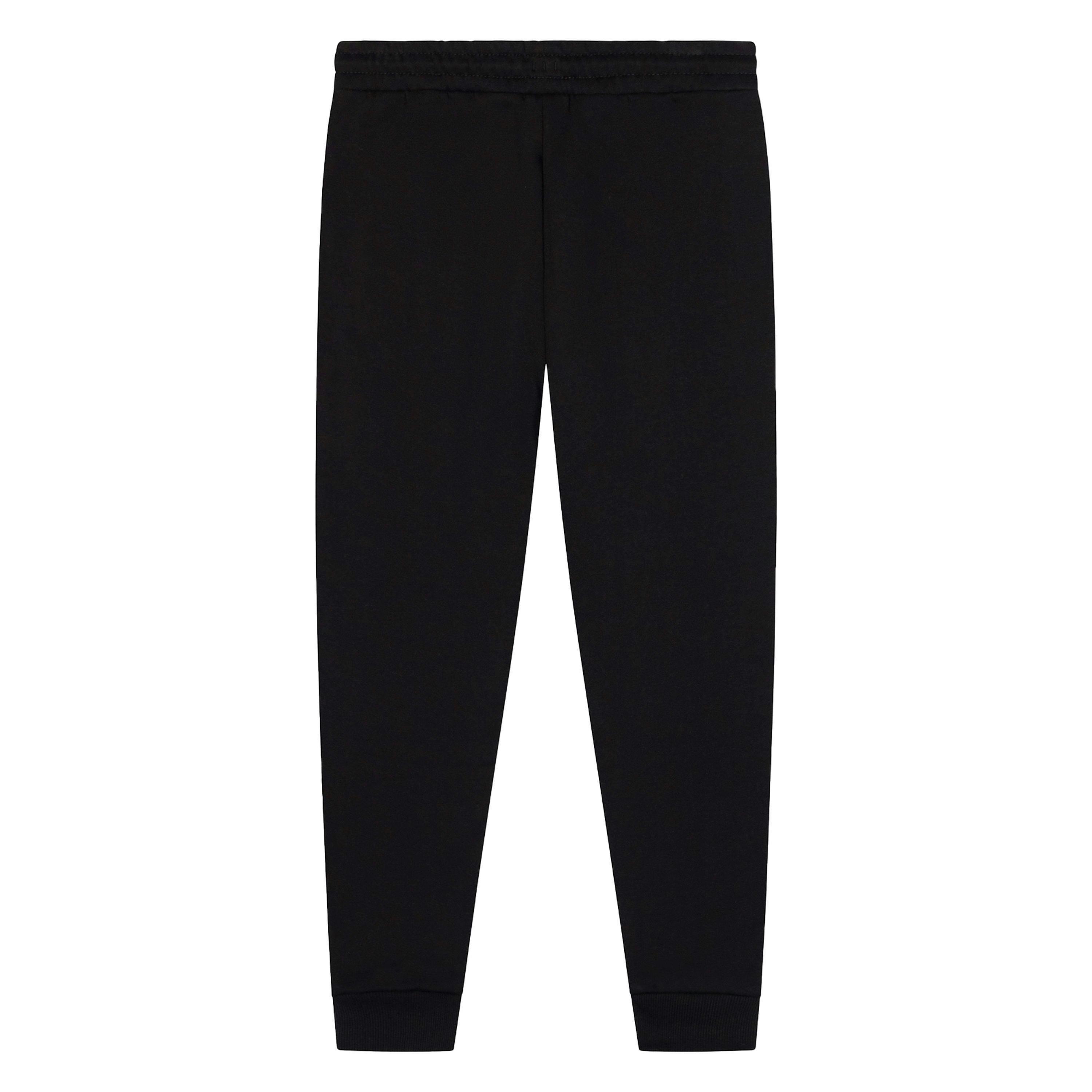 Girls Joggers Kids Black Casual Sweatpants Soft Cuffed Lounge Bottoms , view 2 of 5