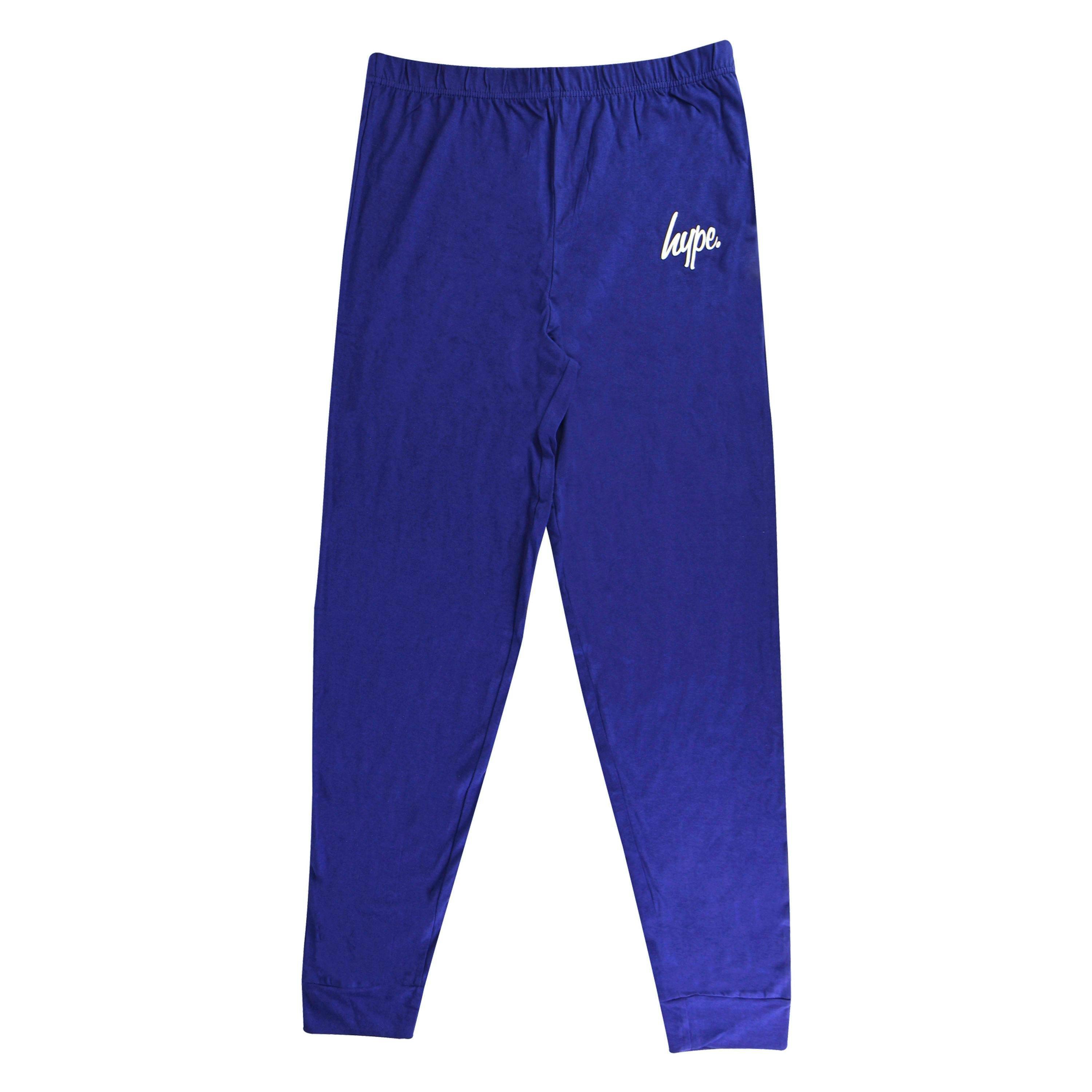 Boys Ombre Long Sleeve Pyjama Set Blue Kids Nightwear , view 3 of 5