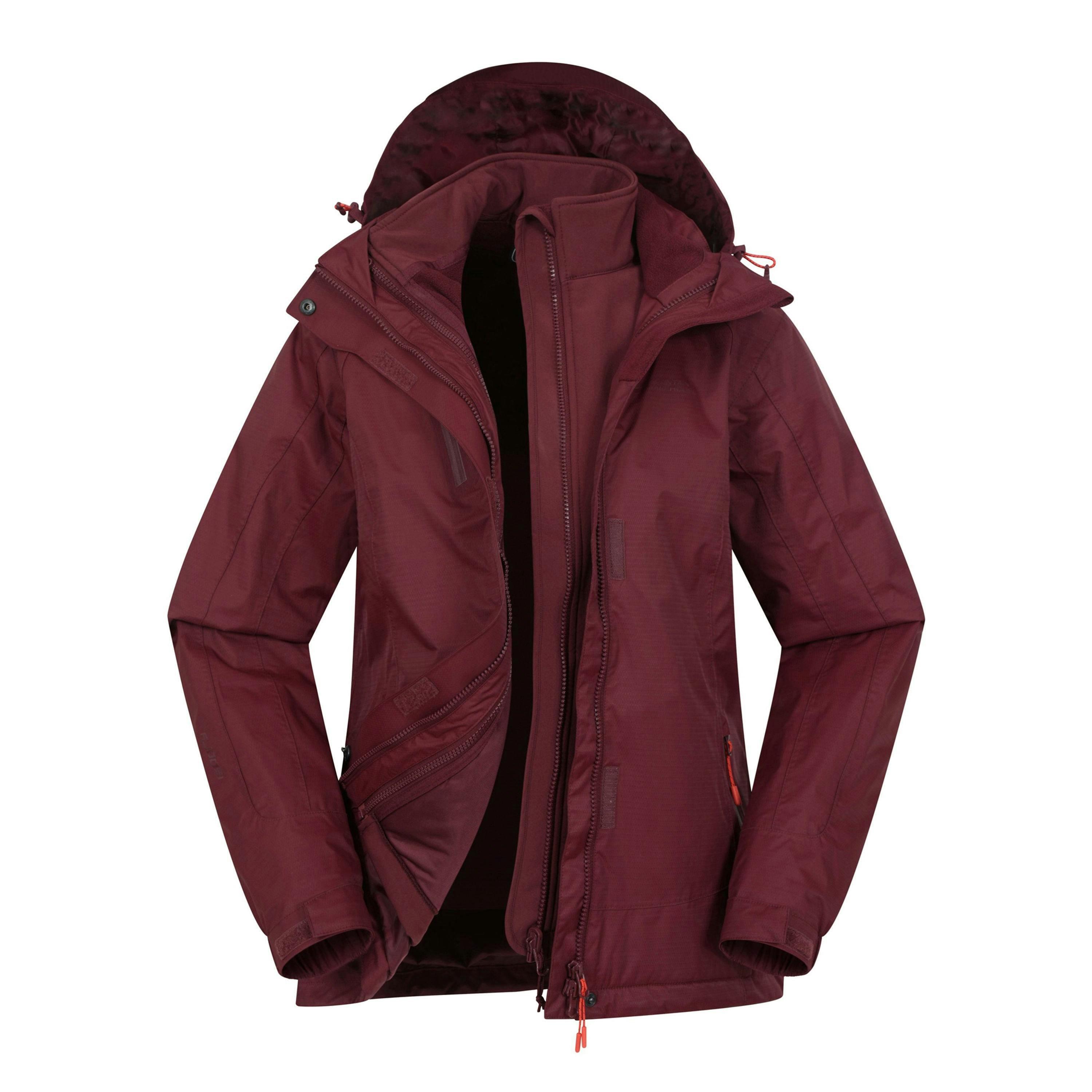 Mountain Warehouse Womens/Ladies Bracken Extreme 3 in 1 Waterproof Jacket , view 5 of 5