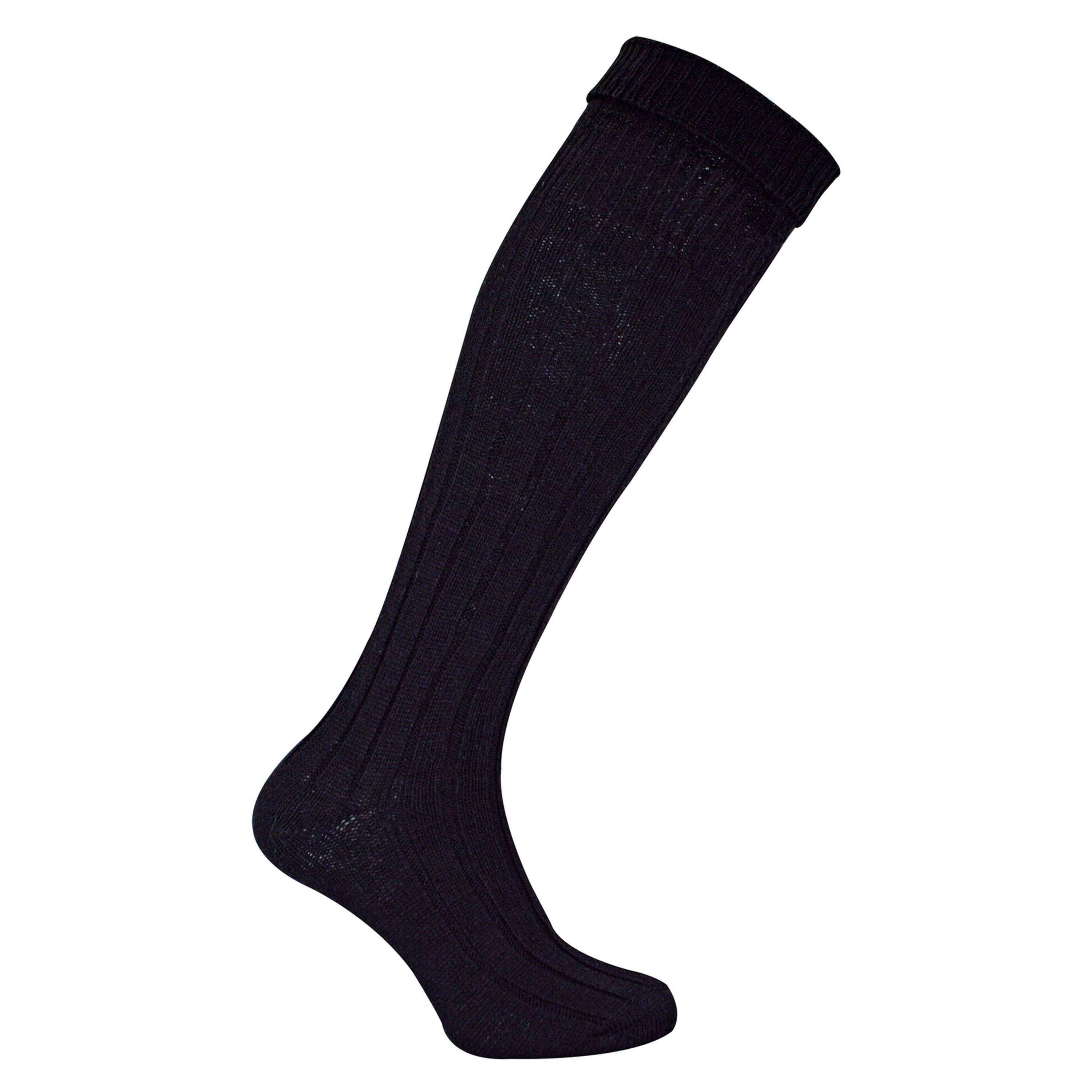 3 Pack Mens Wool Kilt Socks | Knee High Turnover Cuff Warm Long Socks , view 4 of 5