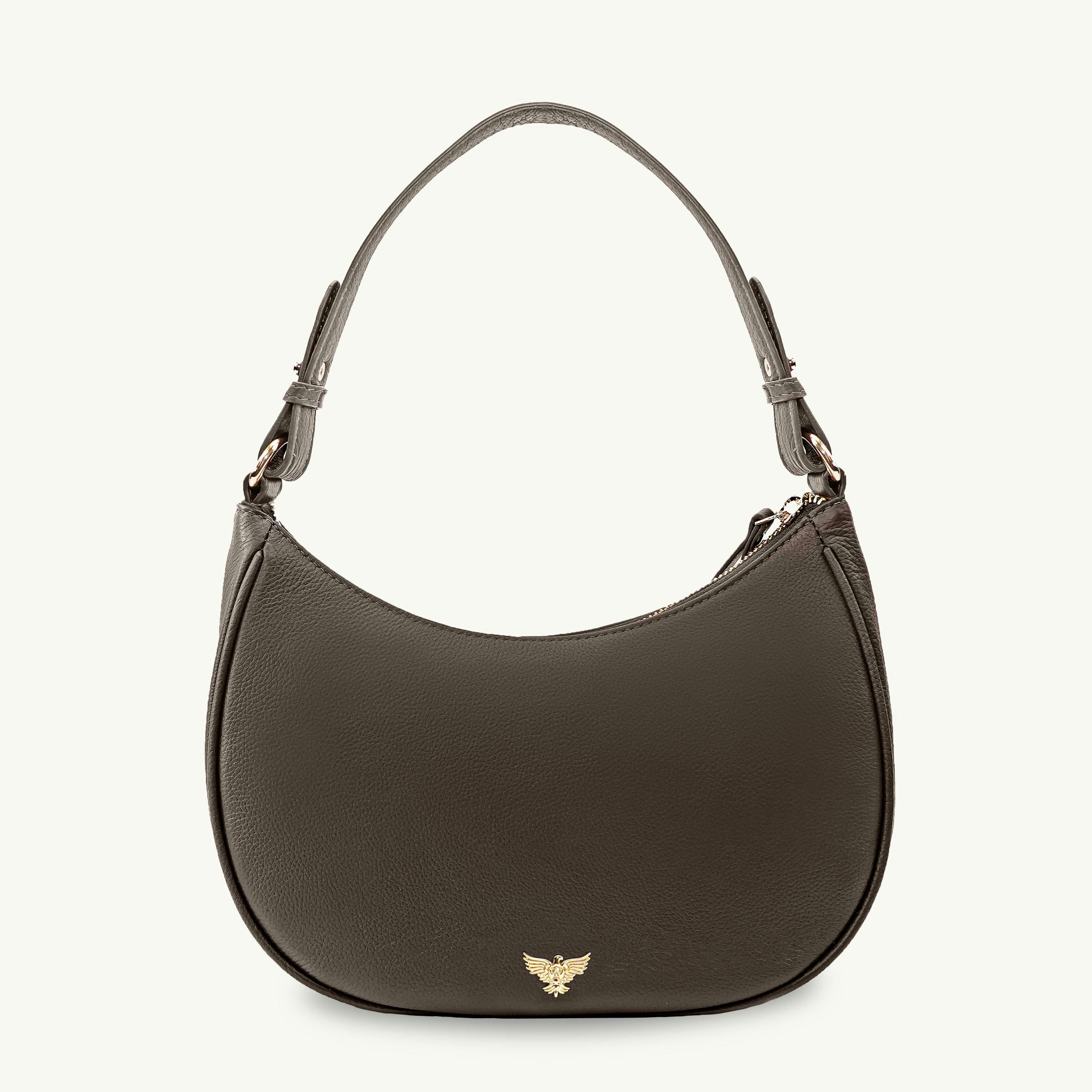 The Lucy Chocolate Leather Bag , view 1 of 1