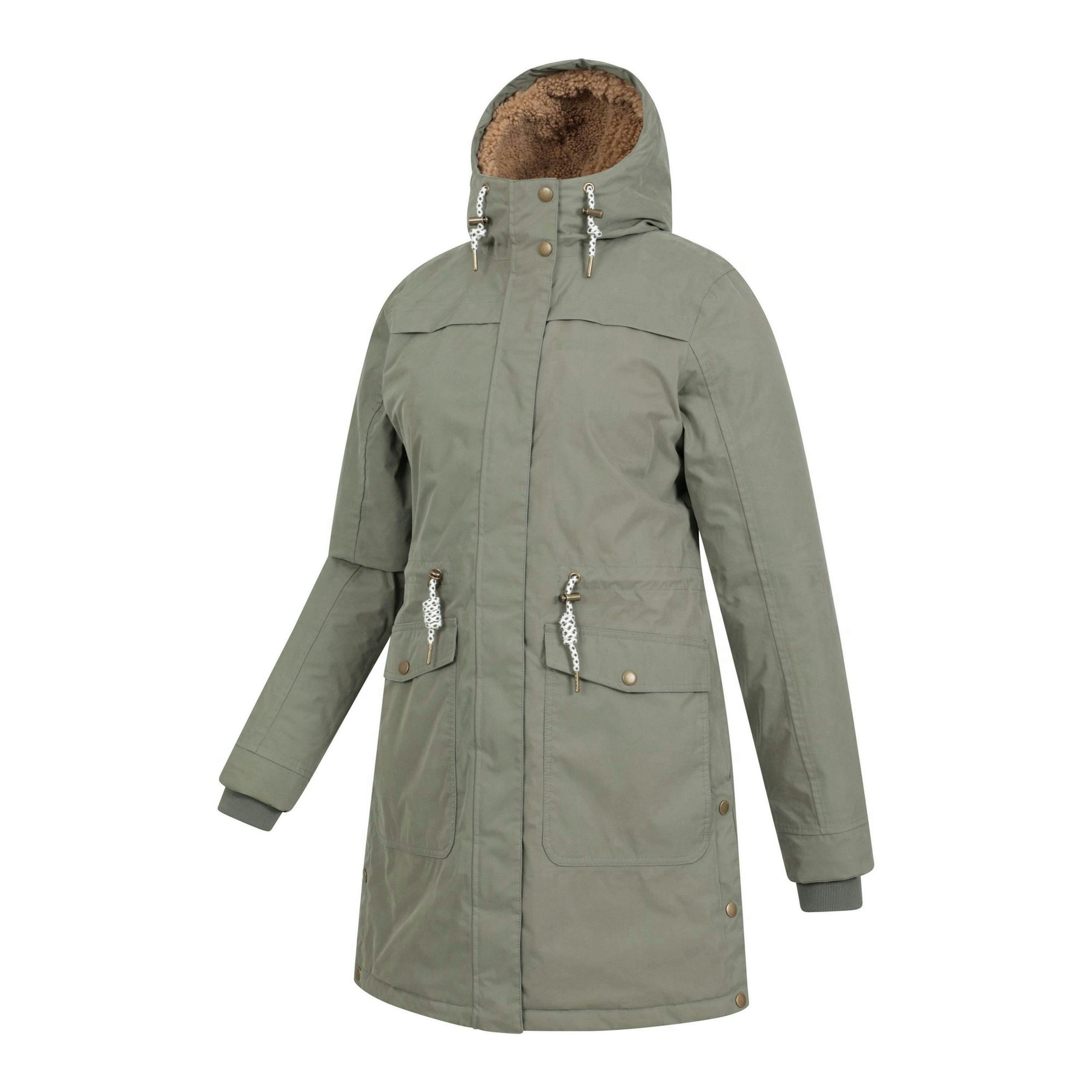 Mountain Warehouse Womens/Ladies Acorn Waterproof Borg Lined Padded Parka , view 3 of 4