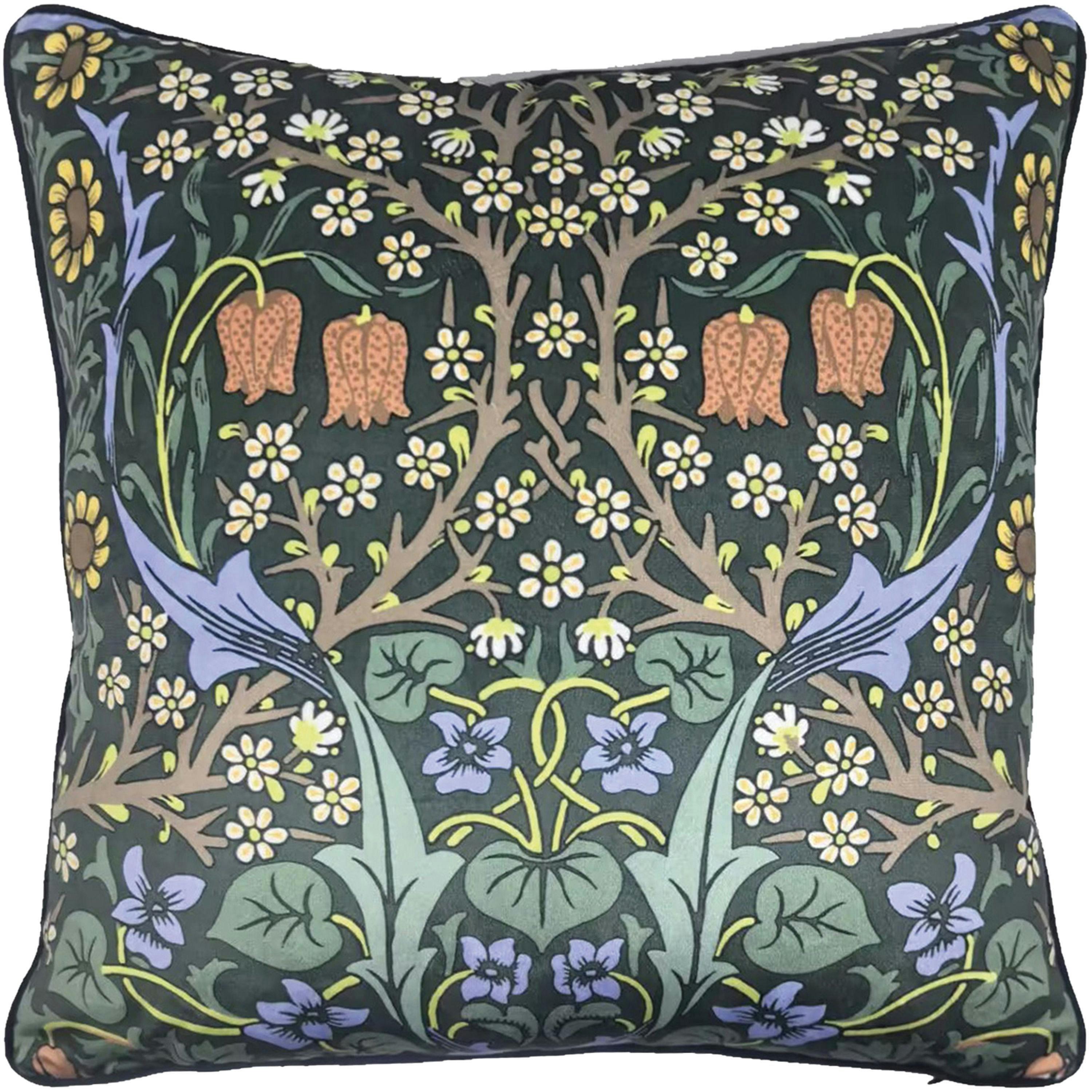 William Morris Blackthorn Cushion , view 1 of 1