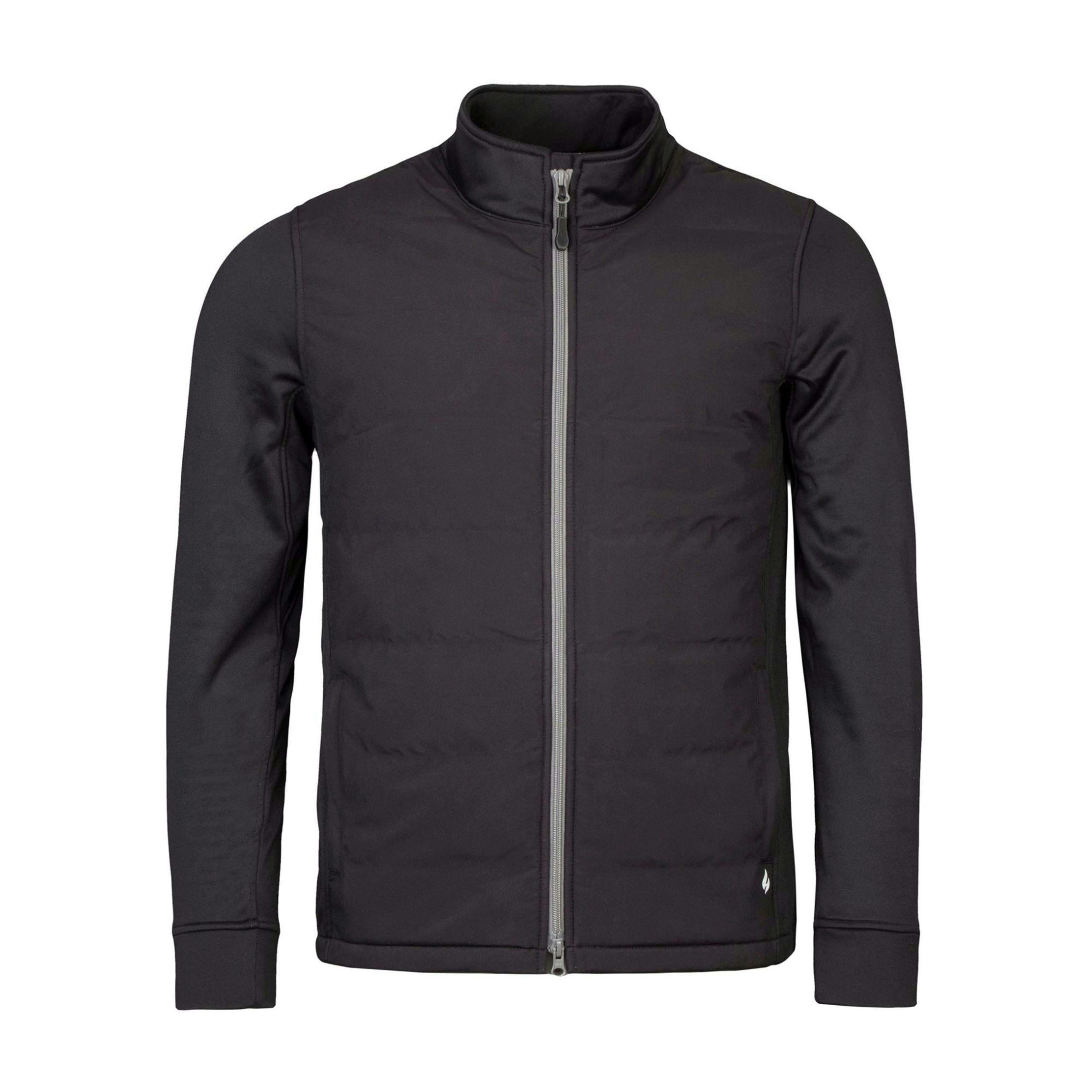 Men's Hybrid Fleece Lined Jacket Full Zip | Insulated Waterproof Coat , view 1 of 5
