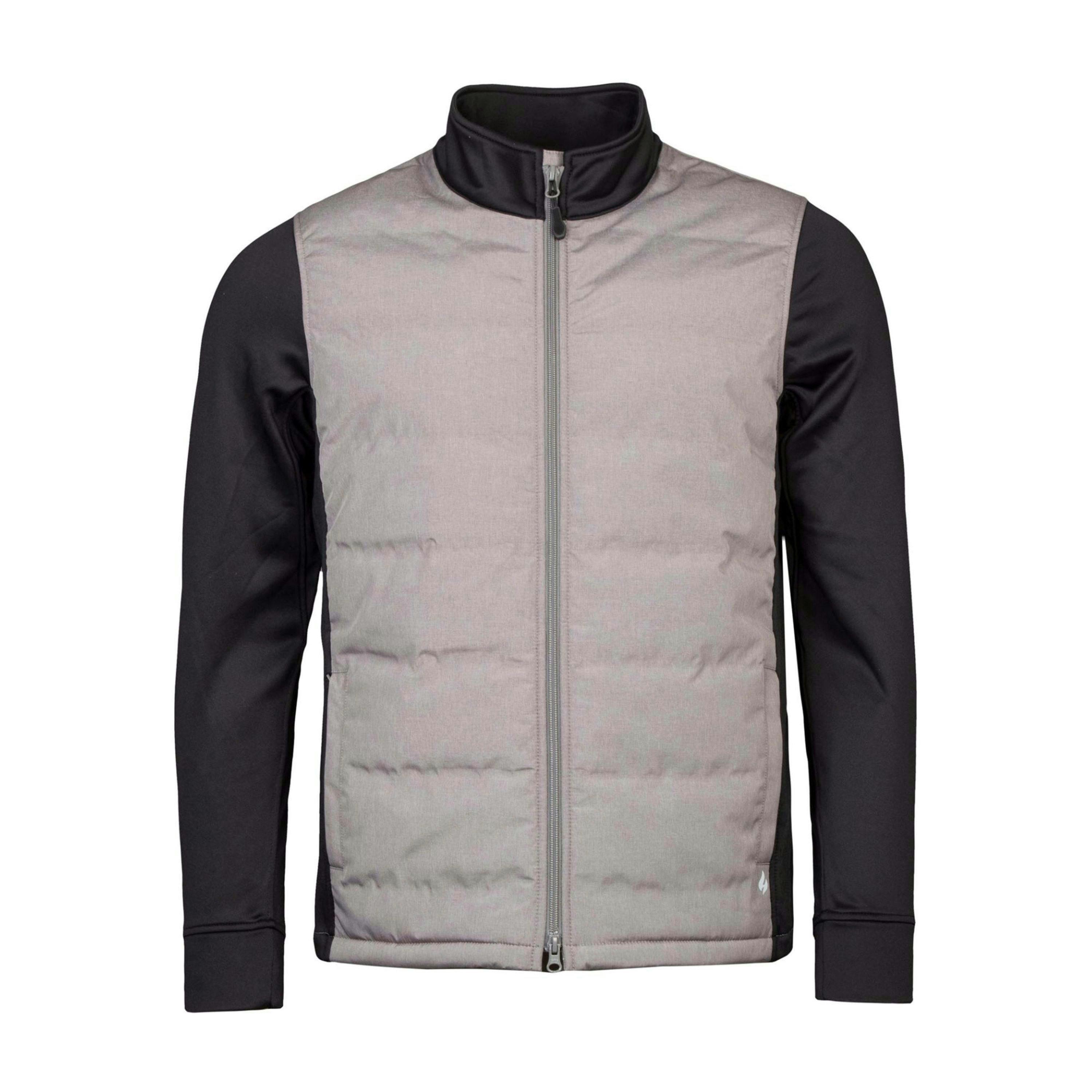 Men's Hybrid Fleece Lined Jacket Full Zip | Insulated Waterproof Coat , view 1 of 5