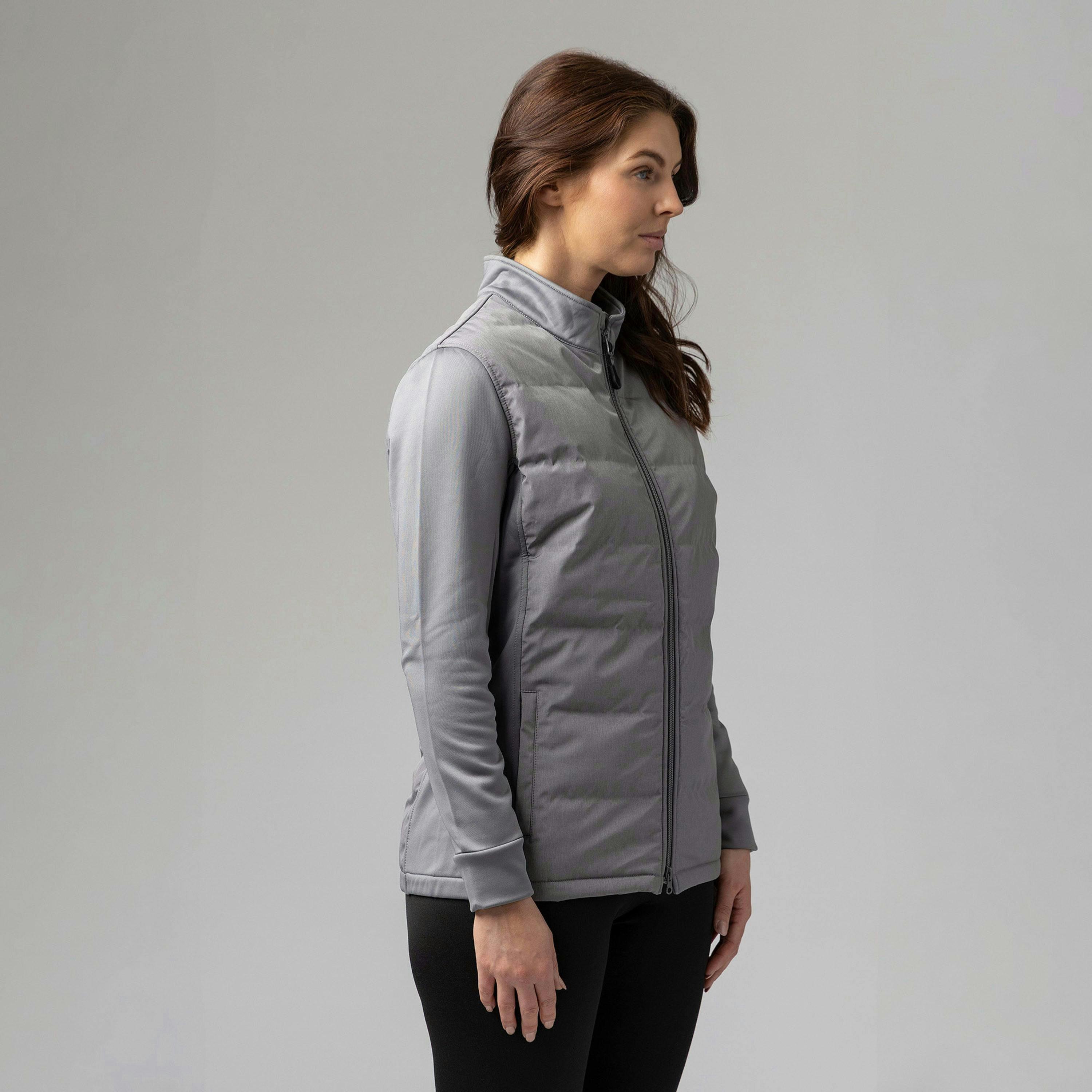Winter Insulated Women's Hybrid Jacket | Fleece-Lined Waterproof Coat , view 4 of 5