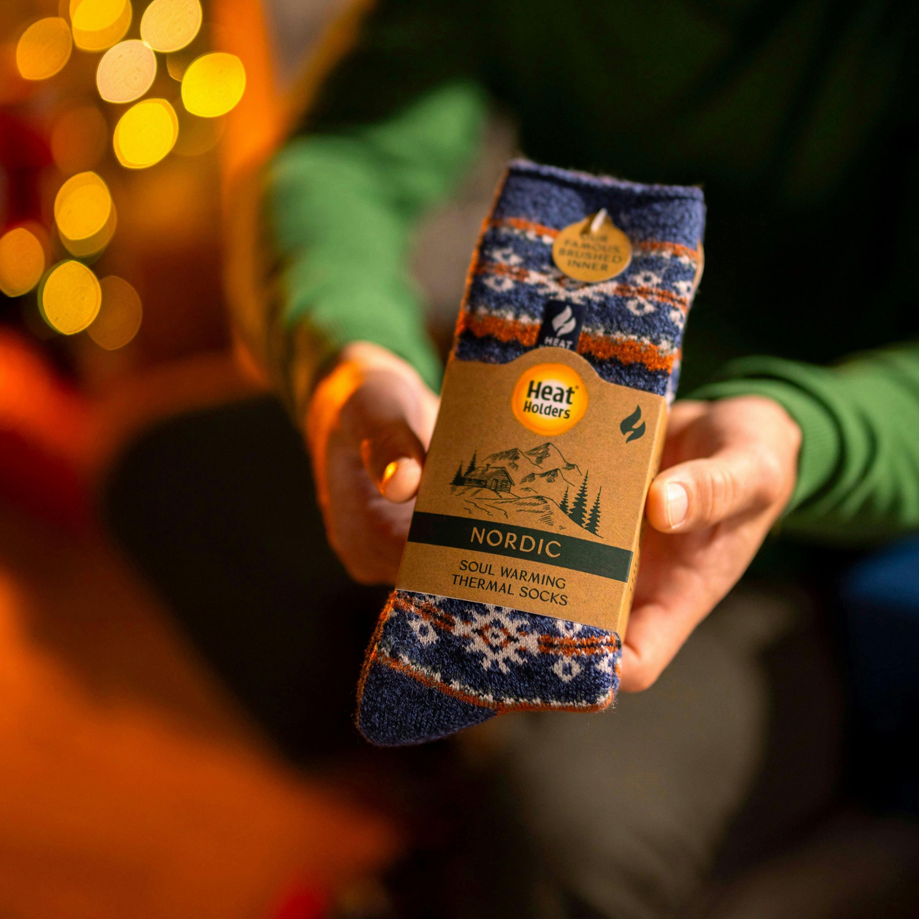 Extra Warm Nordic Thermal Socks for Men | Breathable Lite Winter Socks , view 5 of 5